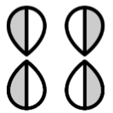 gespiegelte Spalten und Zeilen