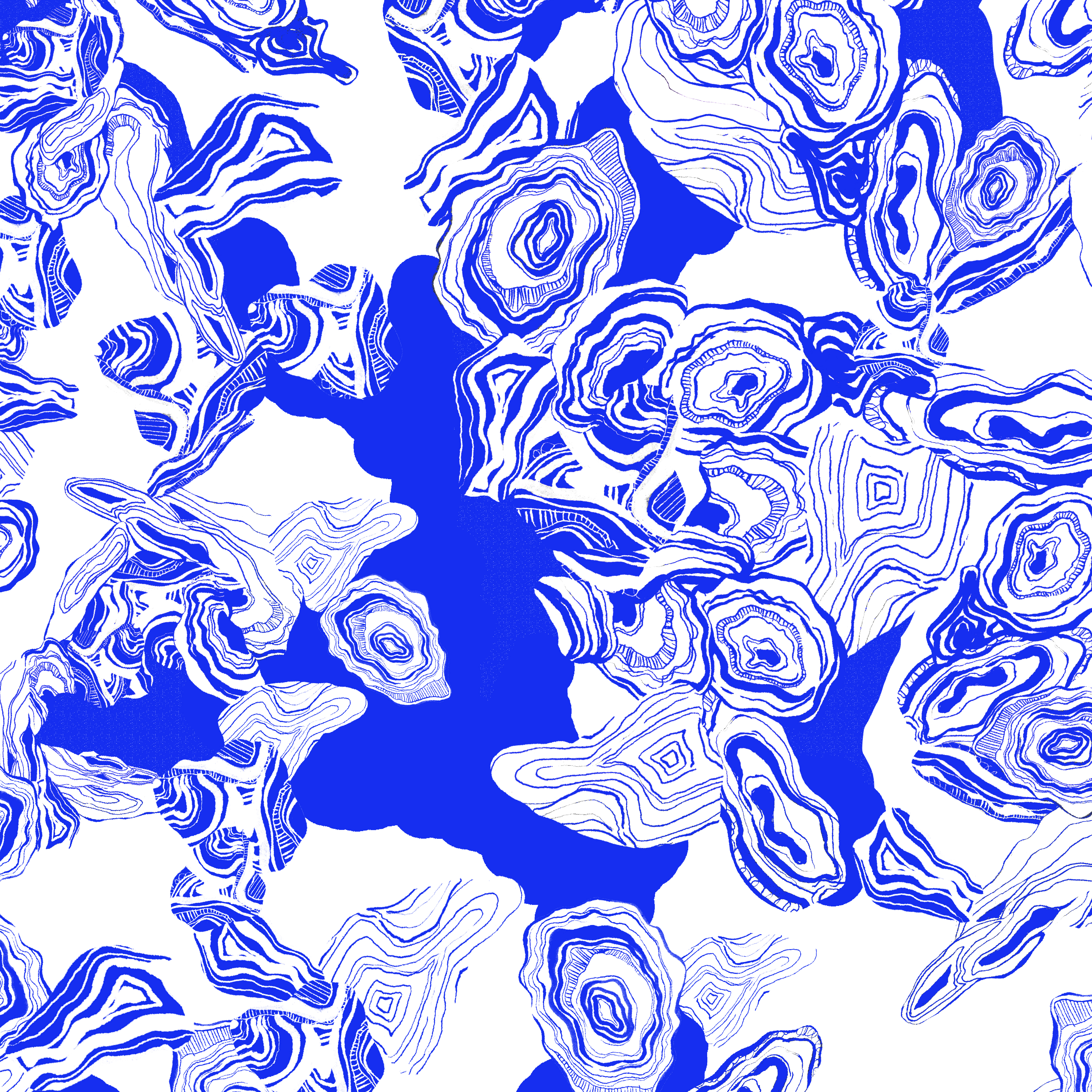Organic fabric - Eisblüte