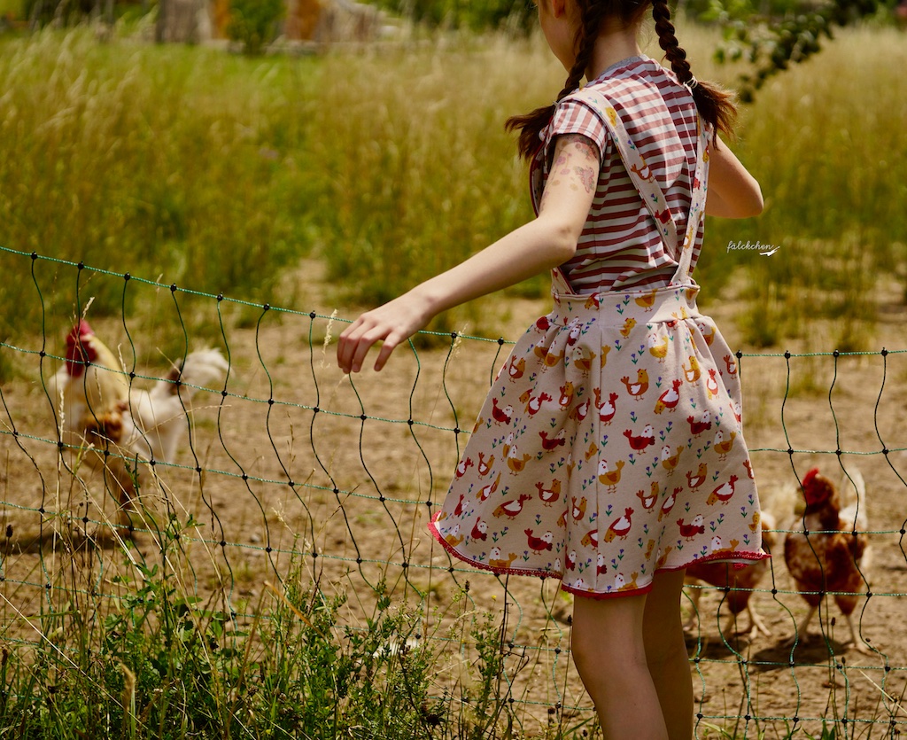 Organic fabric - My lovely Chicken