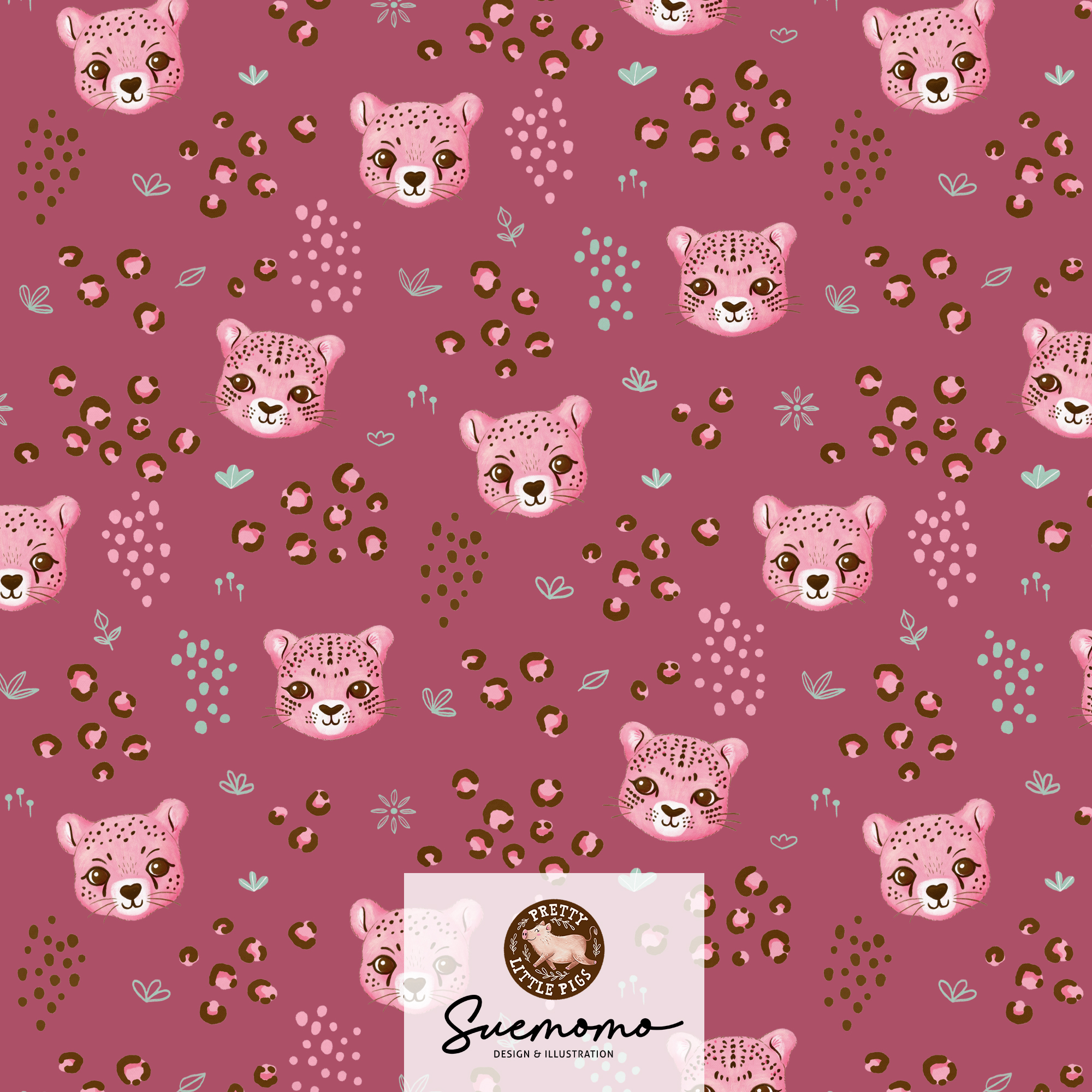 Cheetah Love pink berry, Webware