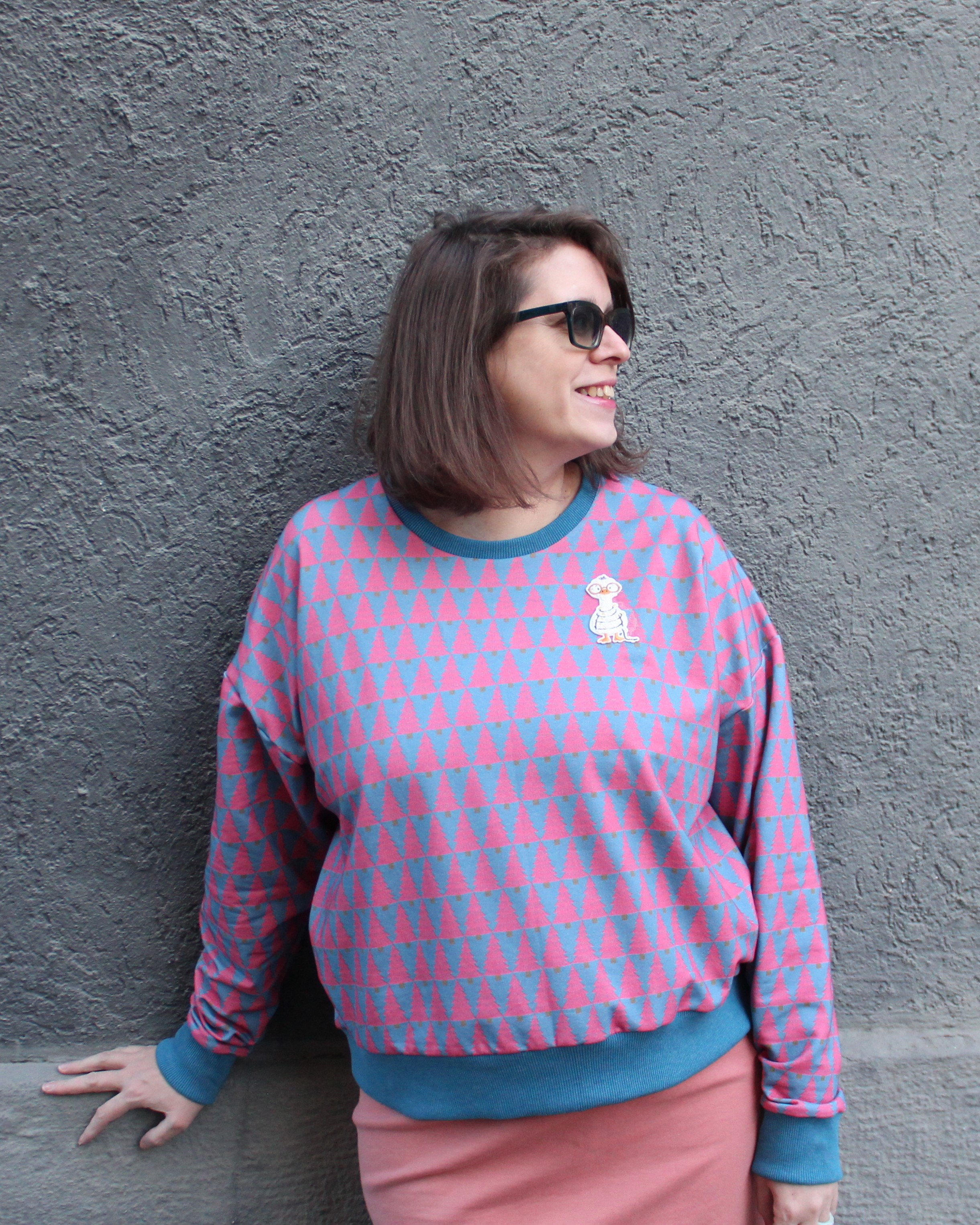 Bio Stoff - Pine Paradise pink