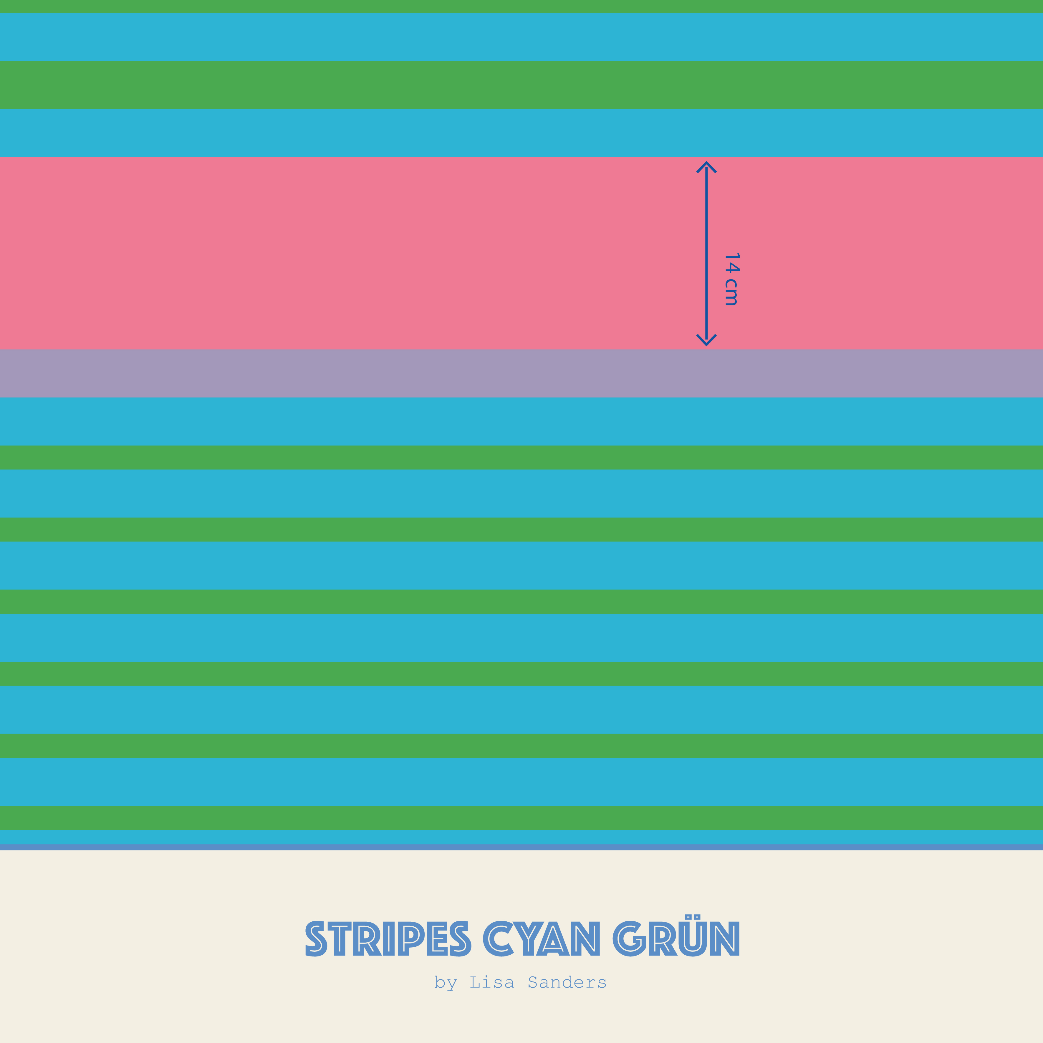 Stripes cyangrün horizontal Stripes cyangrün horizontal
