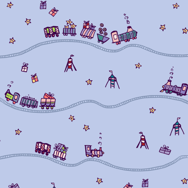 Organic fabric - Winterzauber Geschenkeexpress - Andrea Mühlbauer