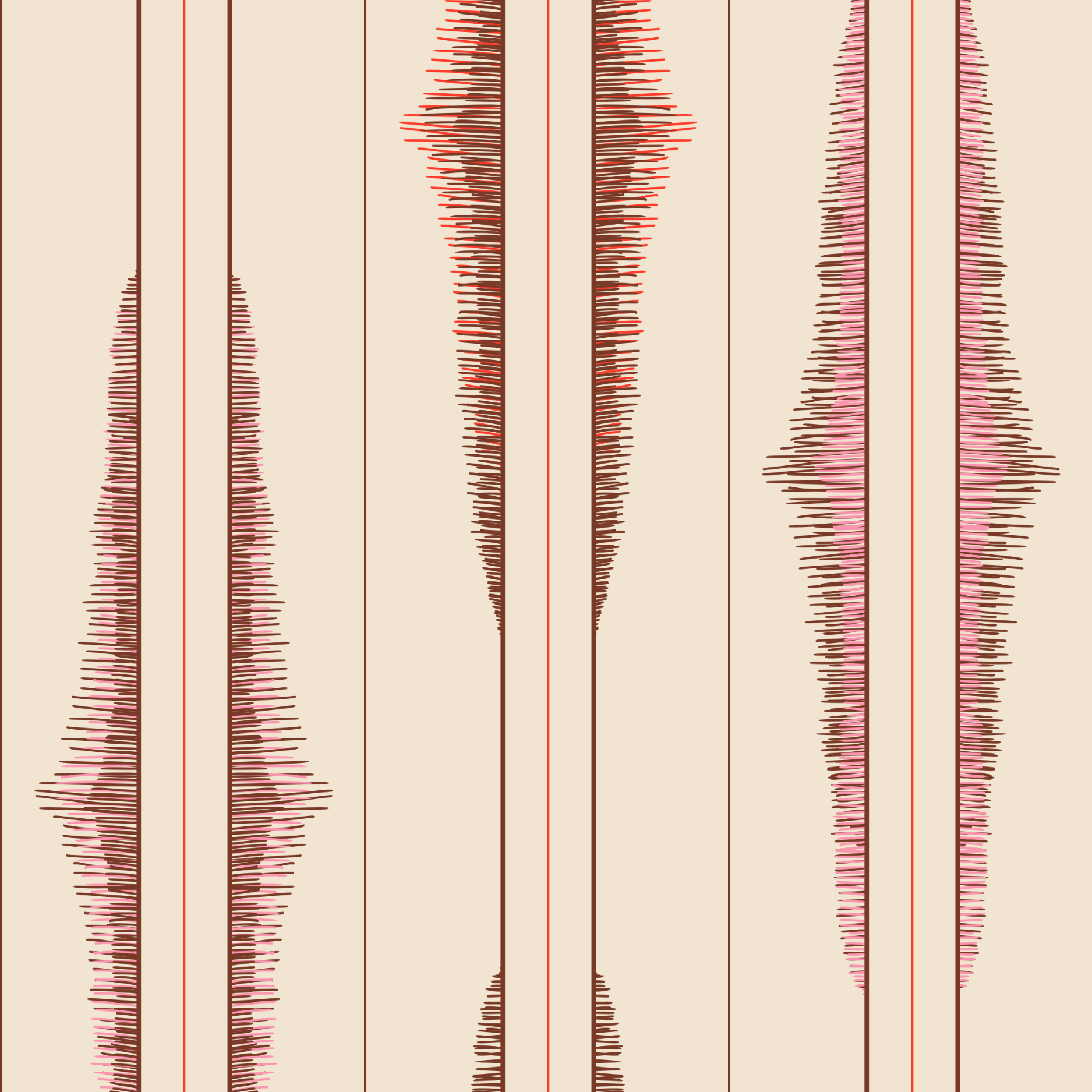 Bio Stoff  - Garden Tales Ikat