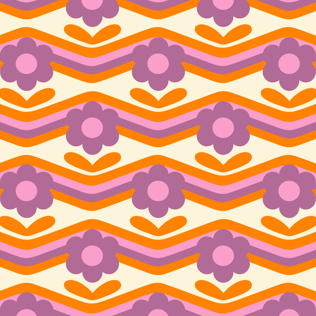 Organic fabric - Lina purple
