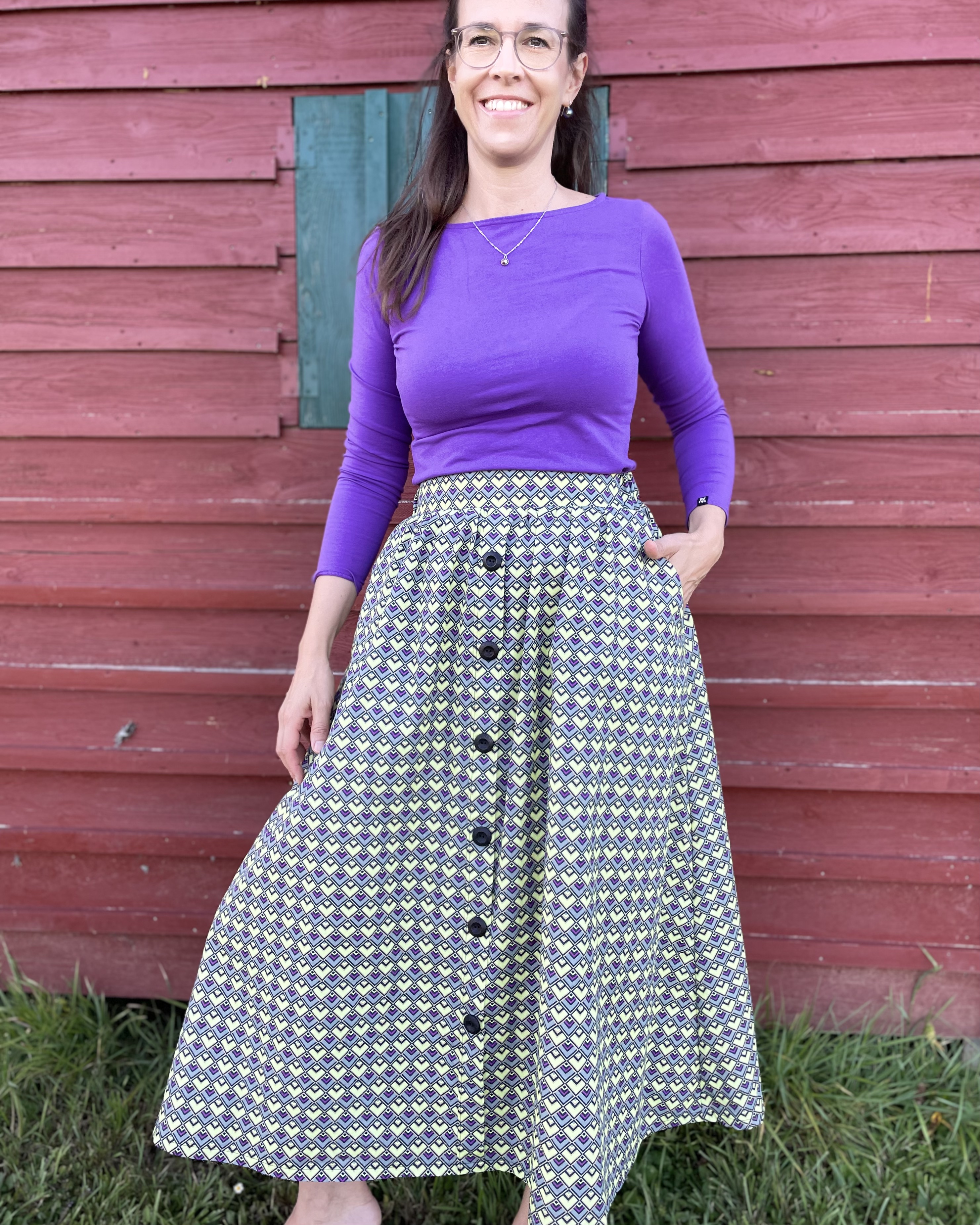 Bio Webware Stoff - Retro Geometrics Blue - AlexandraWeise, bunt, Geometrische Muster, 100% Bio-Baumwolle Bio Webware Stoff - Retro Geometrics Blue - AlexandraWeise, bunt, Geometrische Muster, 100% Bio-Baumwolle