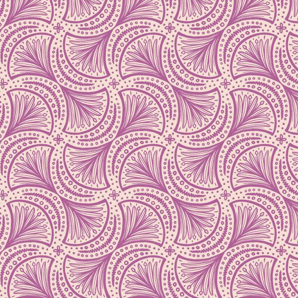 Organic fabric - Petite Broderie violett