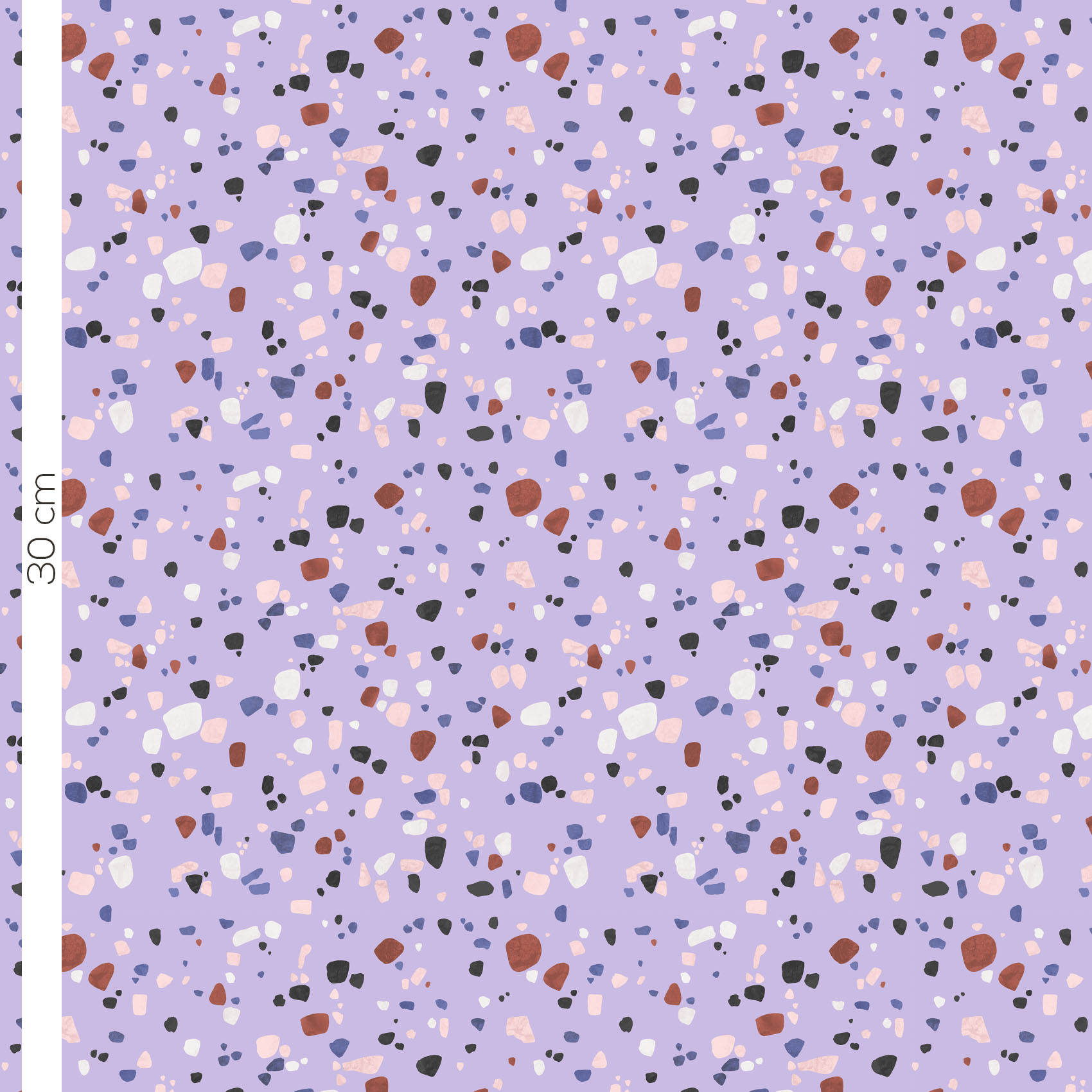 Bio Webware Stoff - Terrazzo Style lilac - Enemenemeins, rosa, blau, bordeaux, rot, Punkte, Abstrakt, lila, 100% Bio-Baumwolle Bio Webware Stoff - Terrazzo Style lilac - Enemenemeins, rosa, blau, bordeaux, rot, Punkte, Abstrakt, lila, 100% Bio-Baumwolle