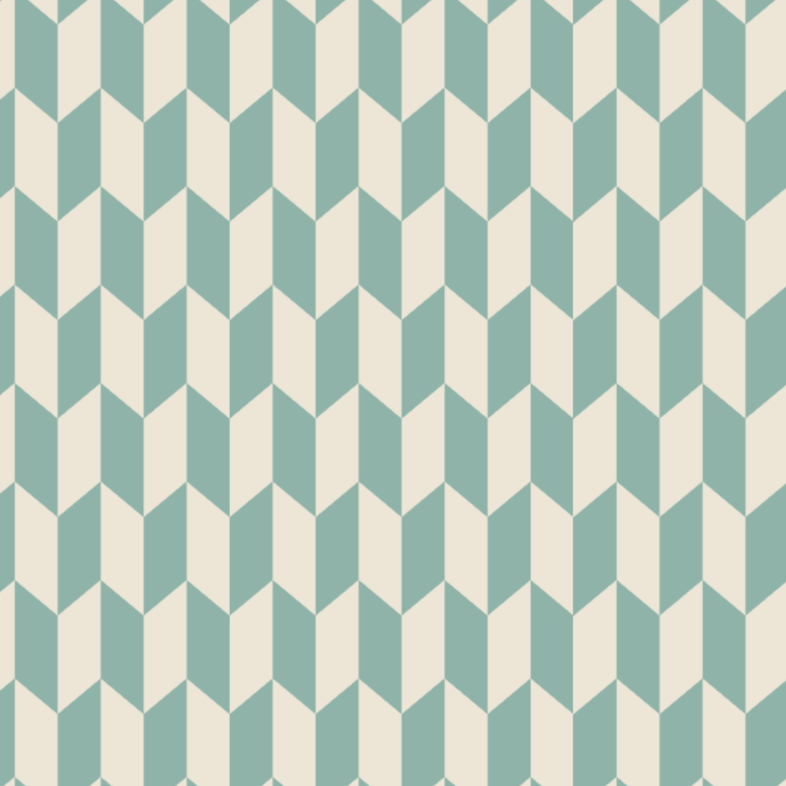 Bio Stoff - Geometric Evergreen Sorted Rhombus mint