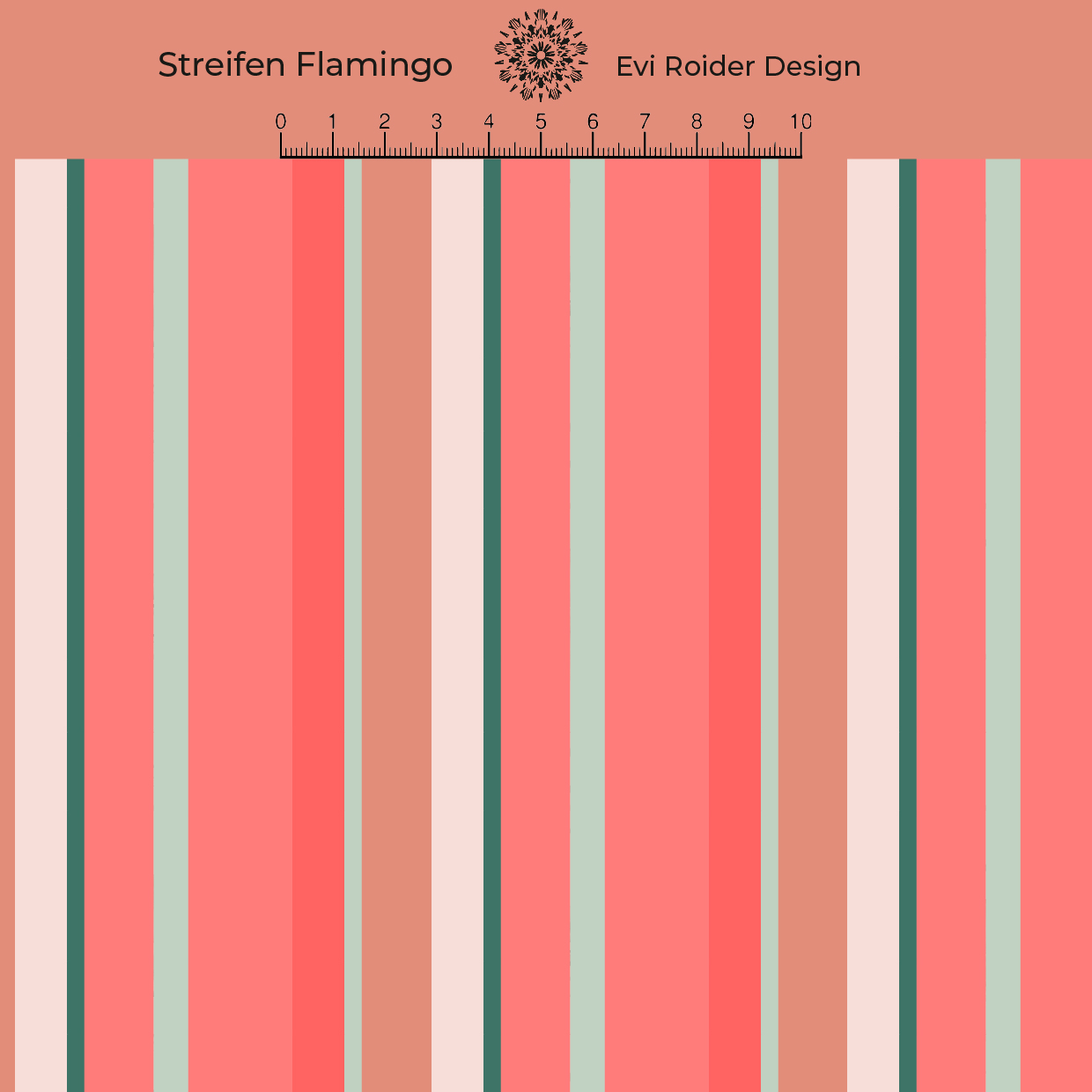 Bio Webware Stoff - Streifen Flamingo - EviRoiderDesign, rosa, Streifen, orange, 100% Bio-Baumwolle Bio Webware Stoff - Streifen Flamingo - EviRoiderDesign, rosa, Streifen, orange, 100% Bio-Baumwolle