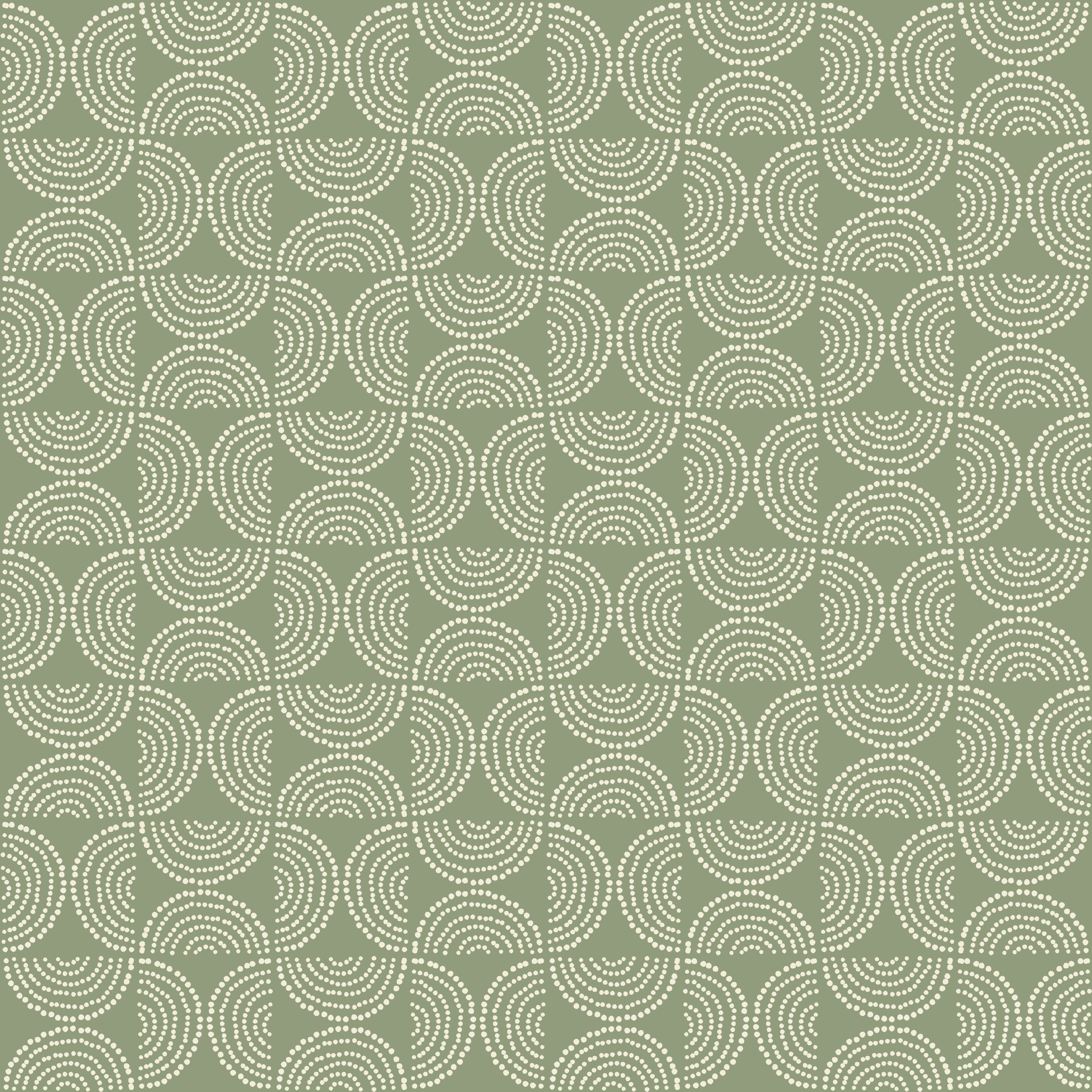 Organic Fabric - Green Arches Big by misspeppels in green