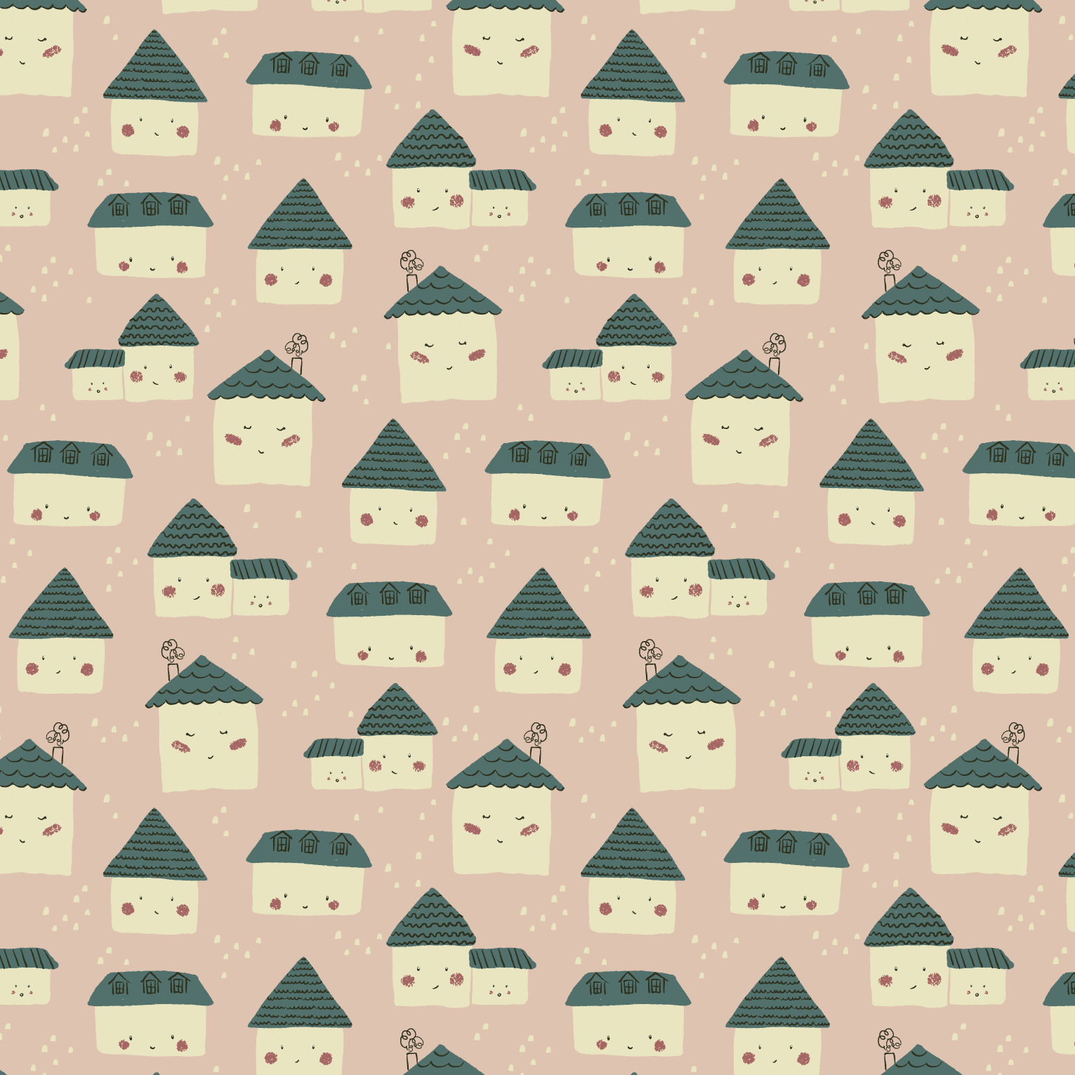 Organic fabric  - Whimsy Homies