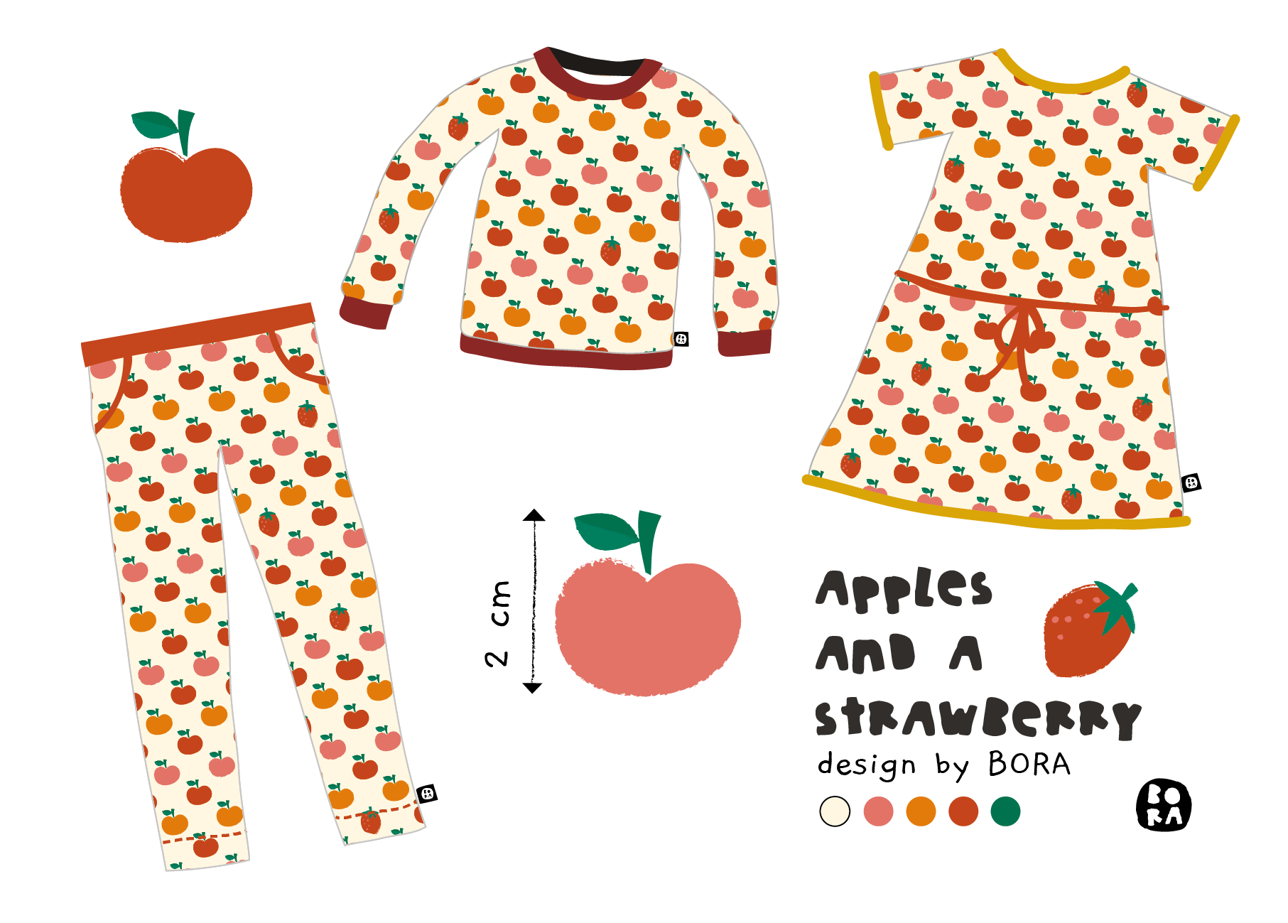 Apples And A Strawberry Apples And A Strawberry