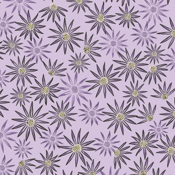 Bio Stoff  -  Märchen Sternblumen