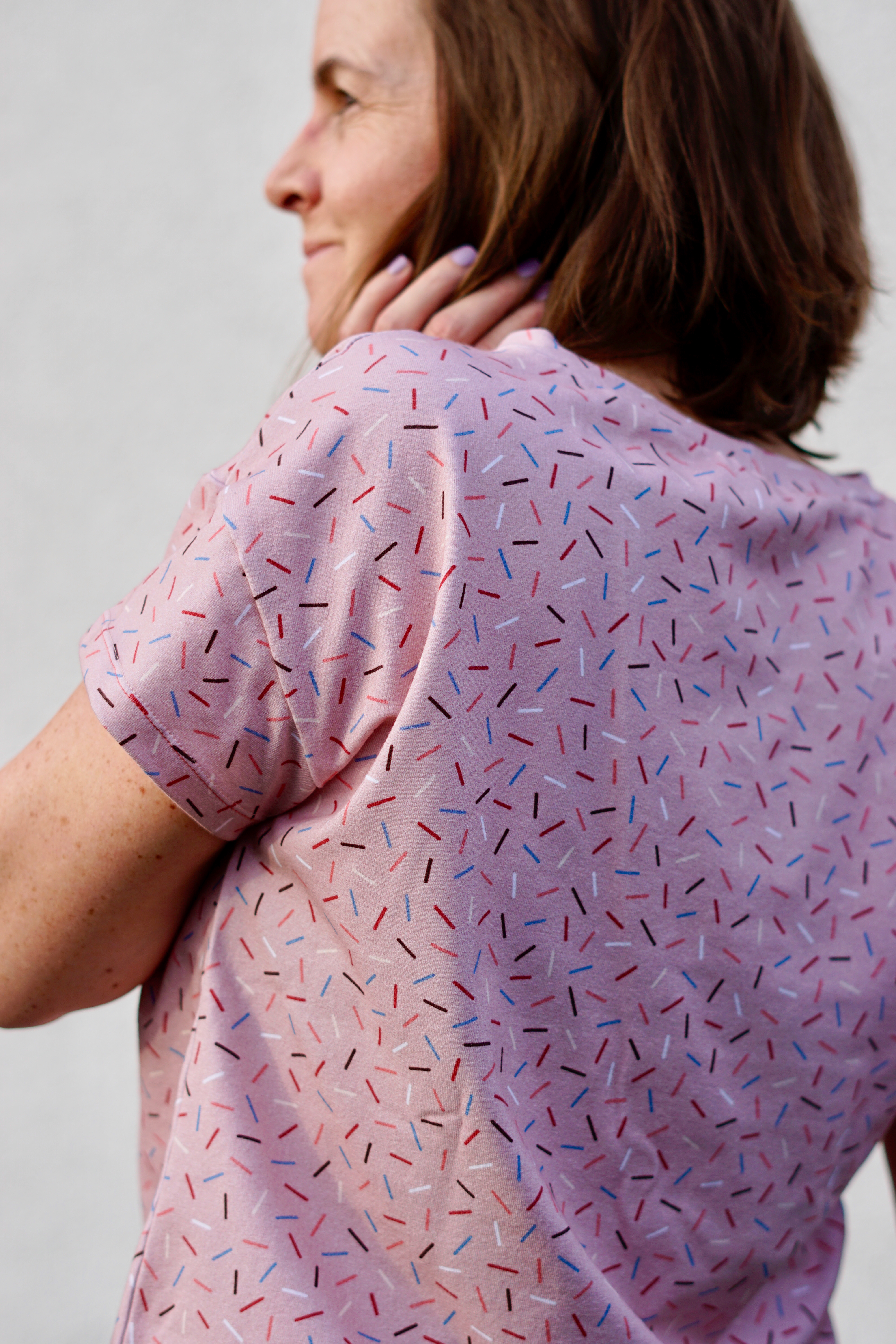 Bio Stoff - Bunte Zuckerstreusel hellgrün, groß