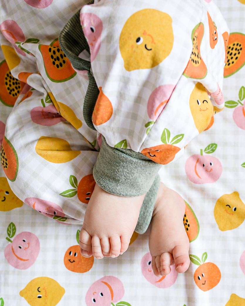 Organic fabric - Happy Fruit