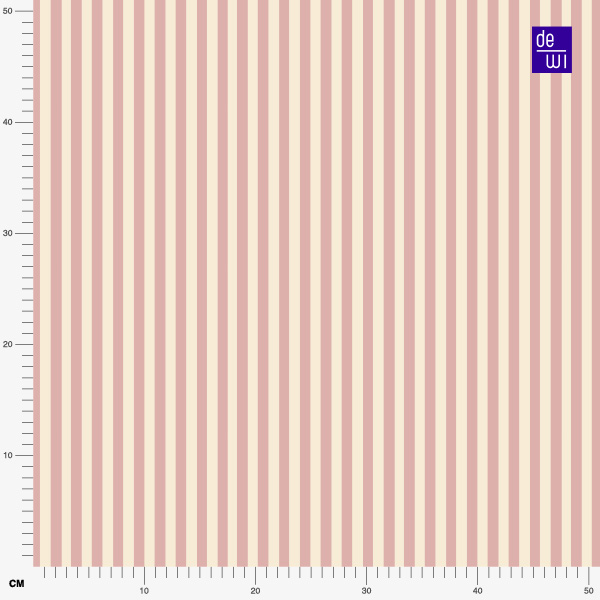 Bio Stoff  -  Butterfly Garden Kombi Streifen rosa