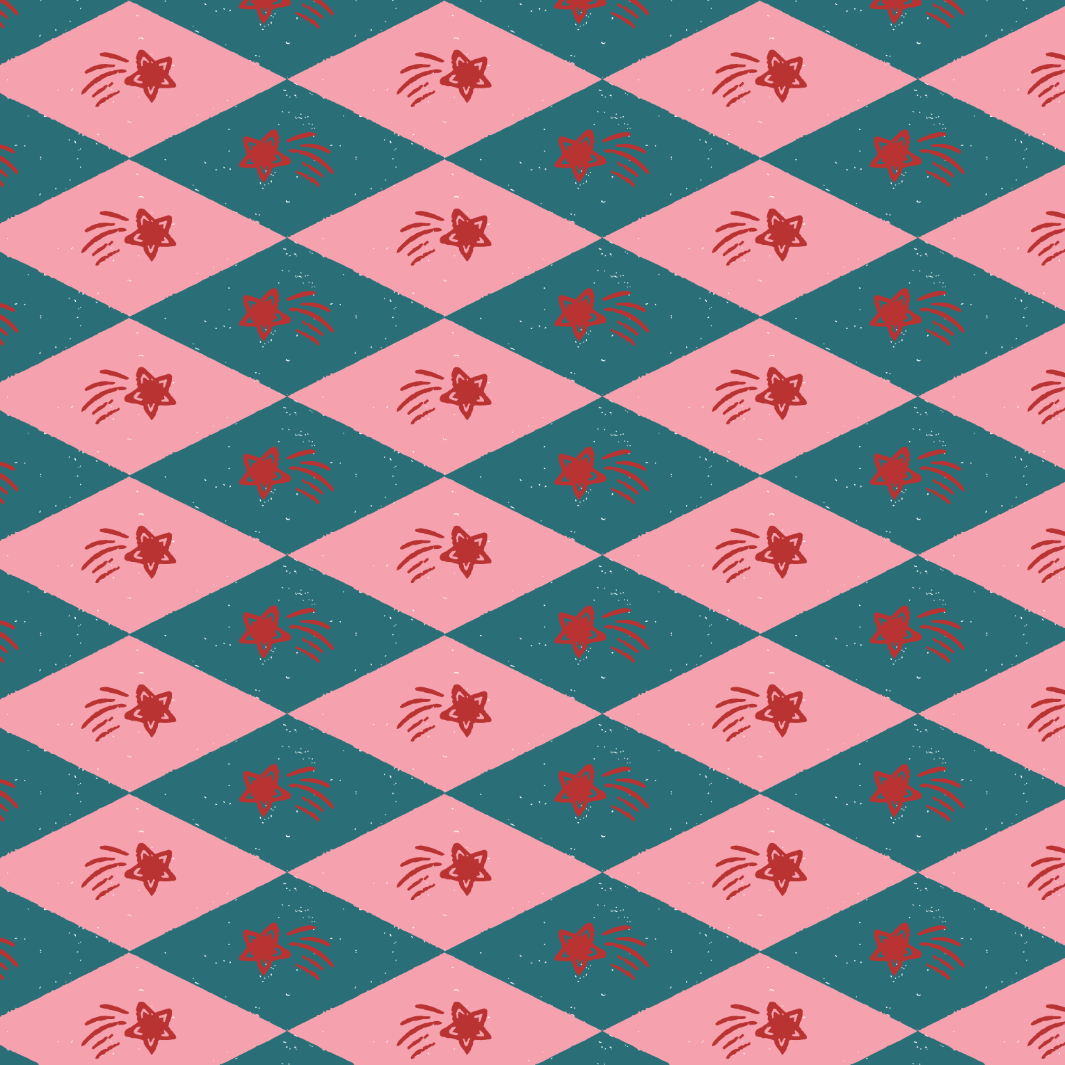Bio Stoff - Christmas Diamonds - Sanktwerk