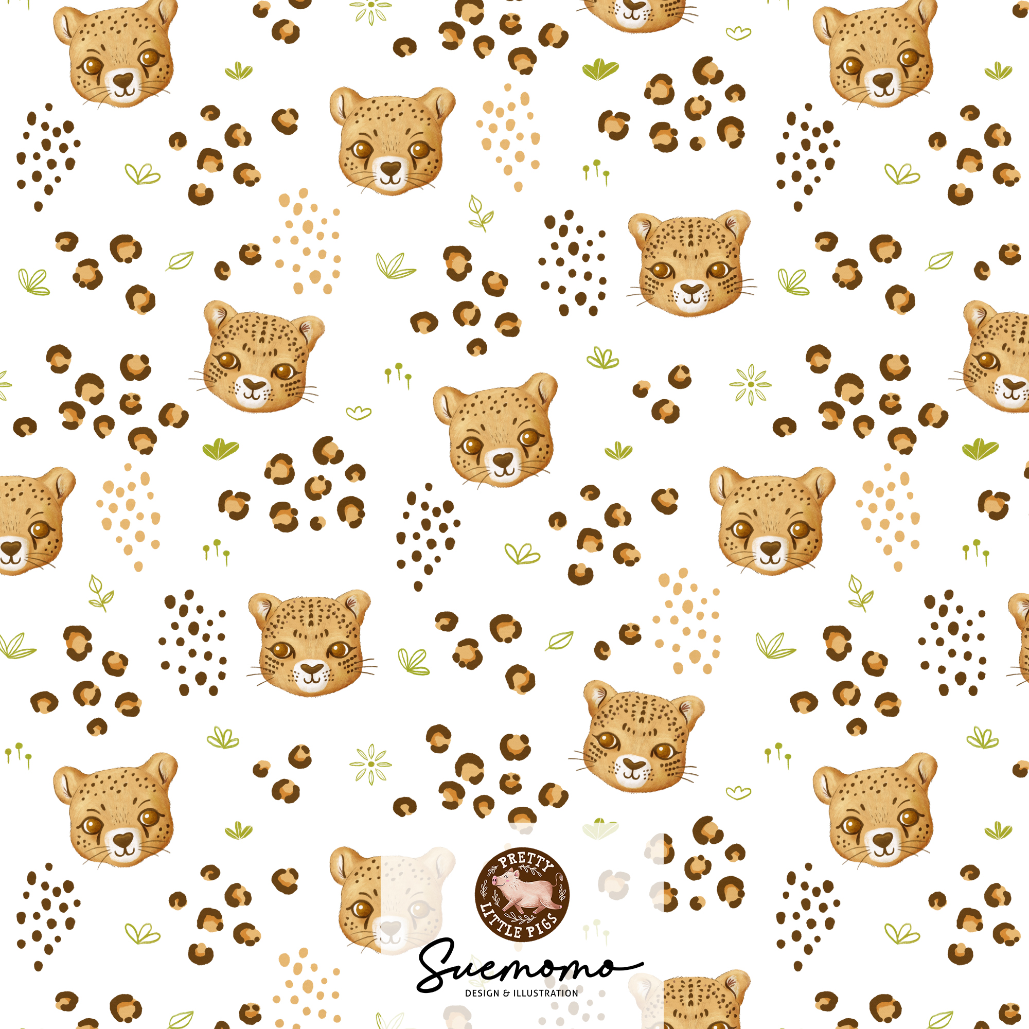 Cheetah Love weiß