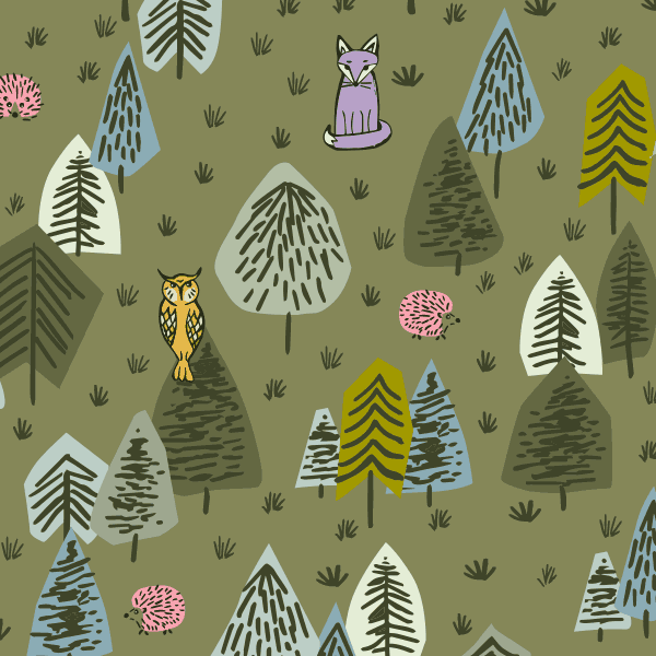 Bio Stoff  -  Märchen Wald