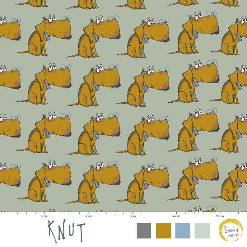 Bio Stoff - Knut von Sanktwerk in orange