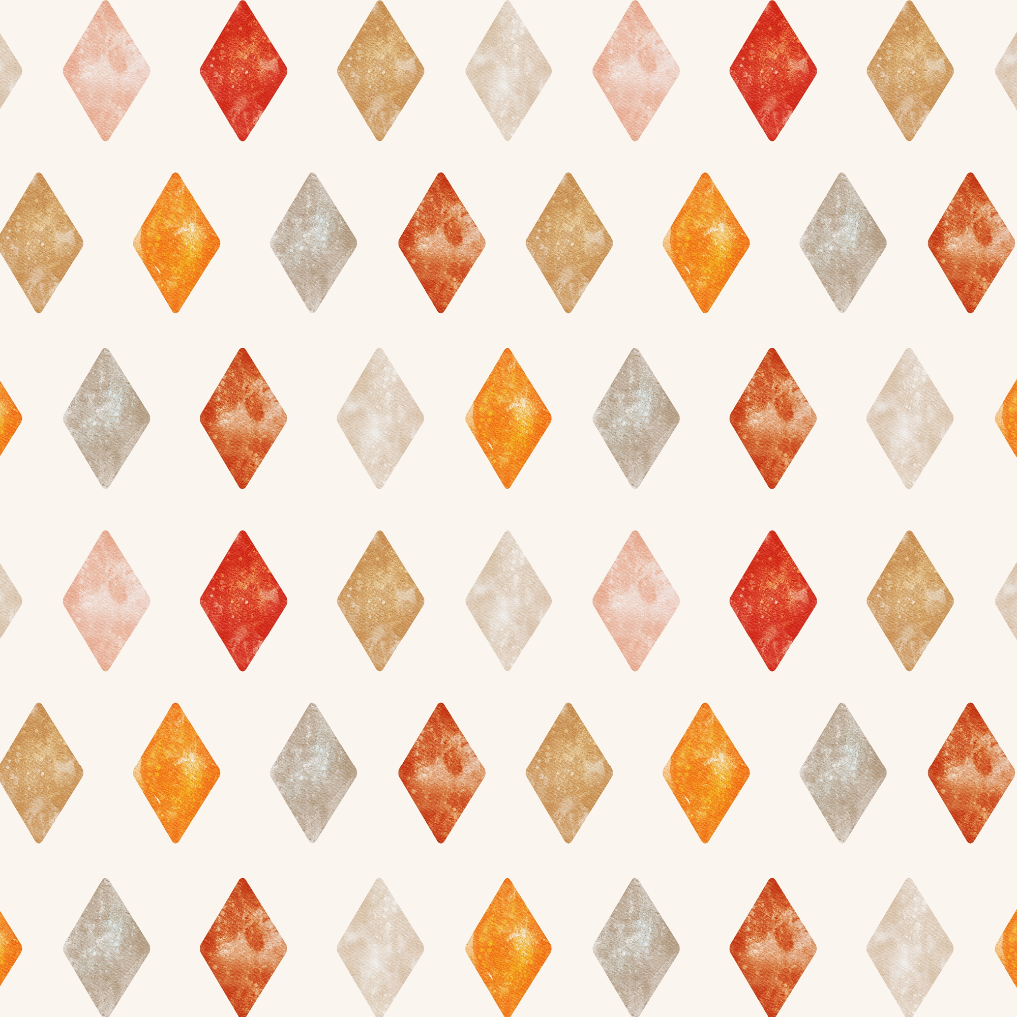 Organic fabric - Vintage Circus Rauten