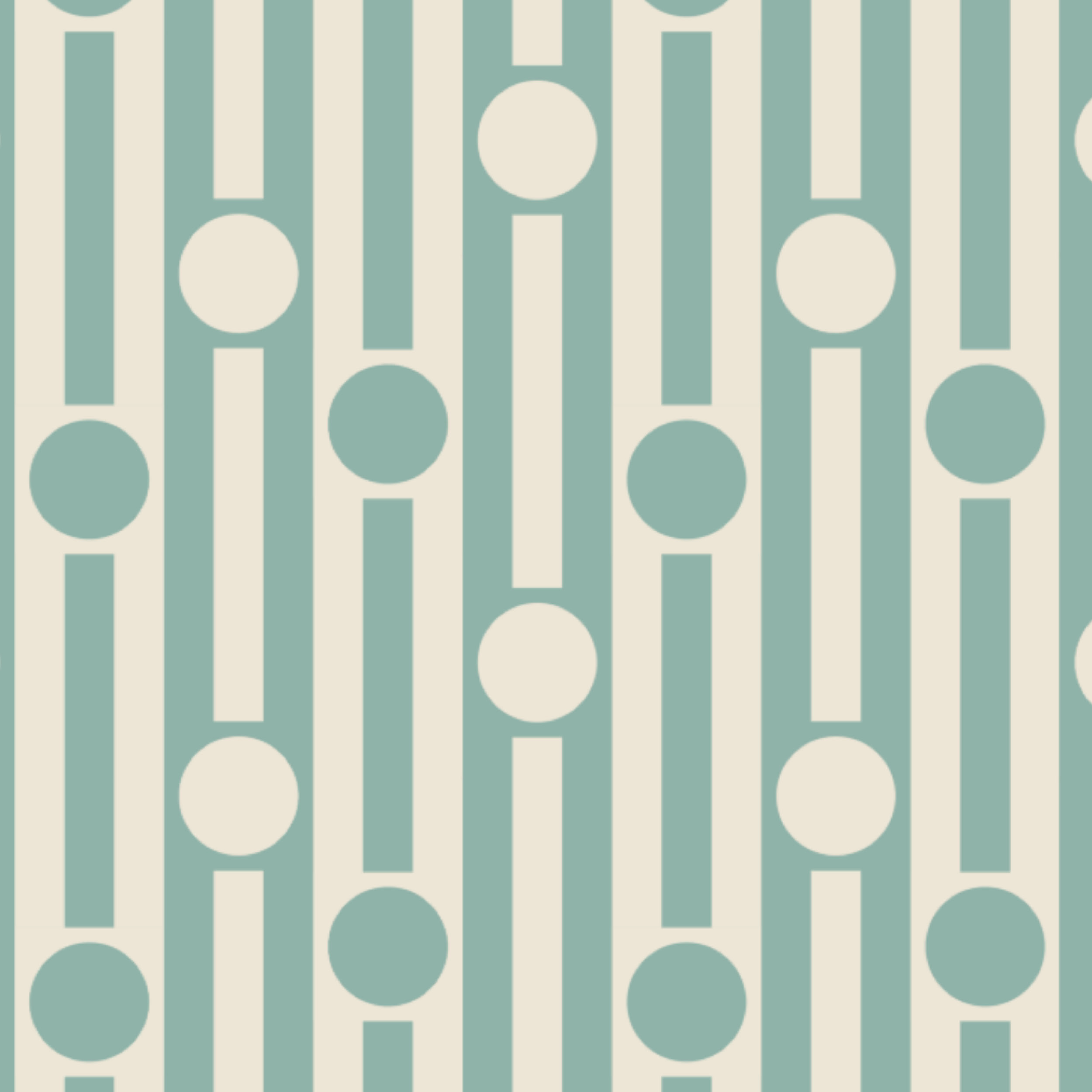 Bio Stoff - Geometric Evergreen Stripes and Dots mint