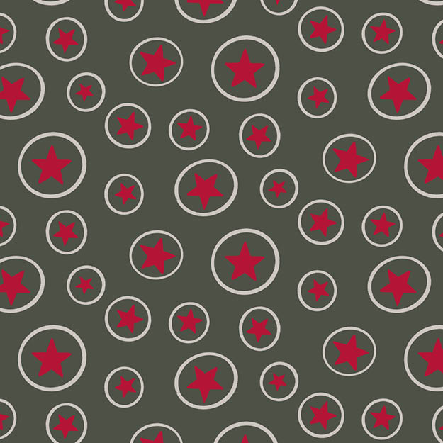 Organic fabric - Sternen Bubble green - misspeppels