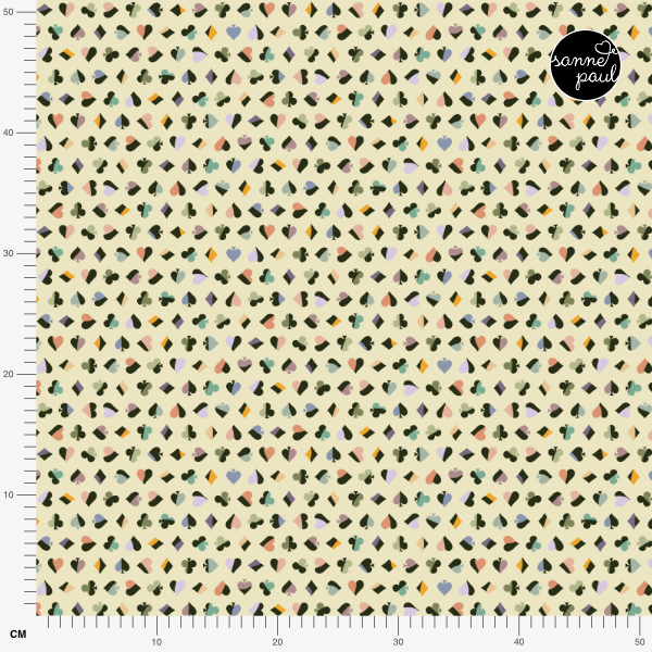 Organic fabric  - Märchenstunde Alice im Wunderland