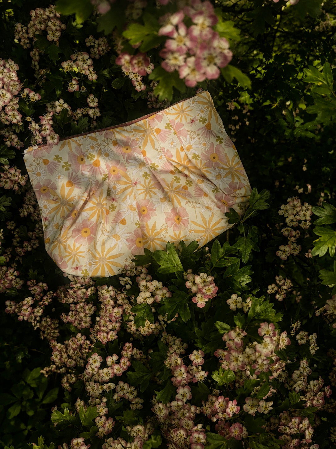 Organic fabric - Bunte Sommerblumen 