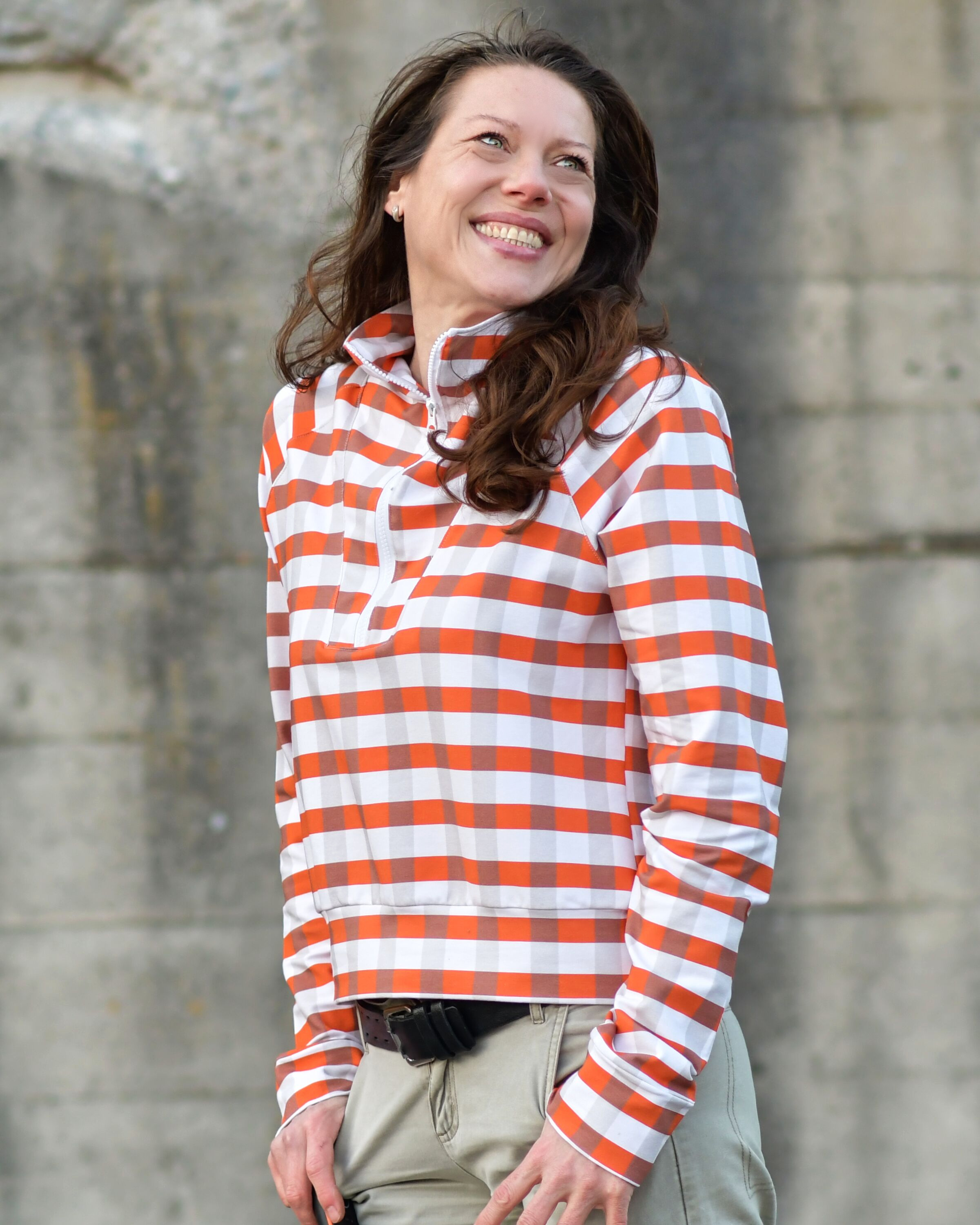 Bio Stoff - Plaid grün