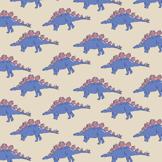 Bio Stoff  - Stone Age Stegosaurus Squad blau