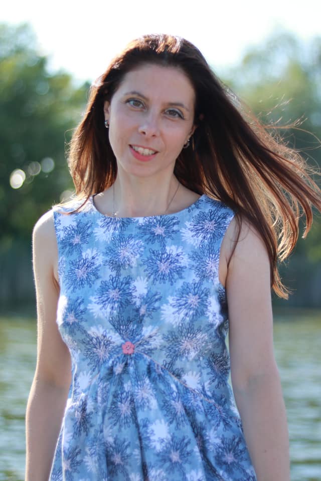 Organic fabric  -  Nightflower Ozean