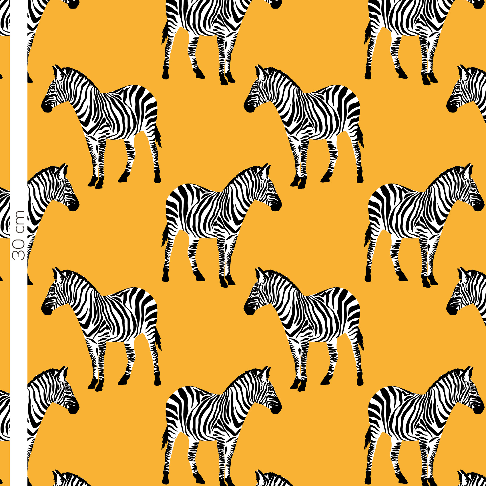 Organic fabric  -  Streifentier sun