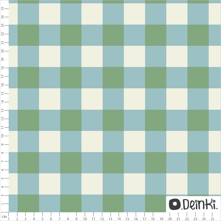 Bio Webware Stoff - Osterkaro Breit - Deinki, blau, Kariert, grün, 100% Bio-Baumwolle Bio Webware Stoff - Osterkaro Breit - Deinki, blau, Kariert, grün, 100% Bio-Baumwolle