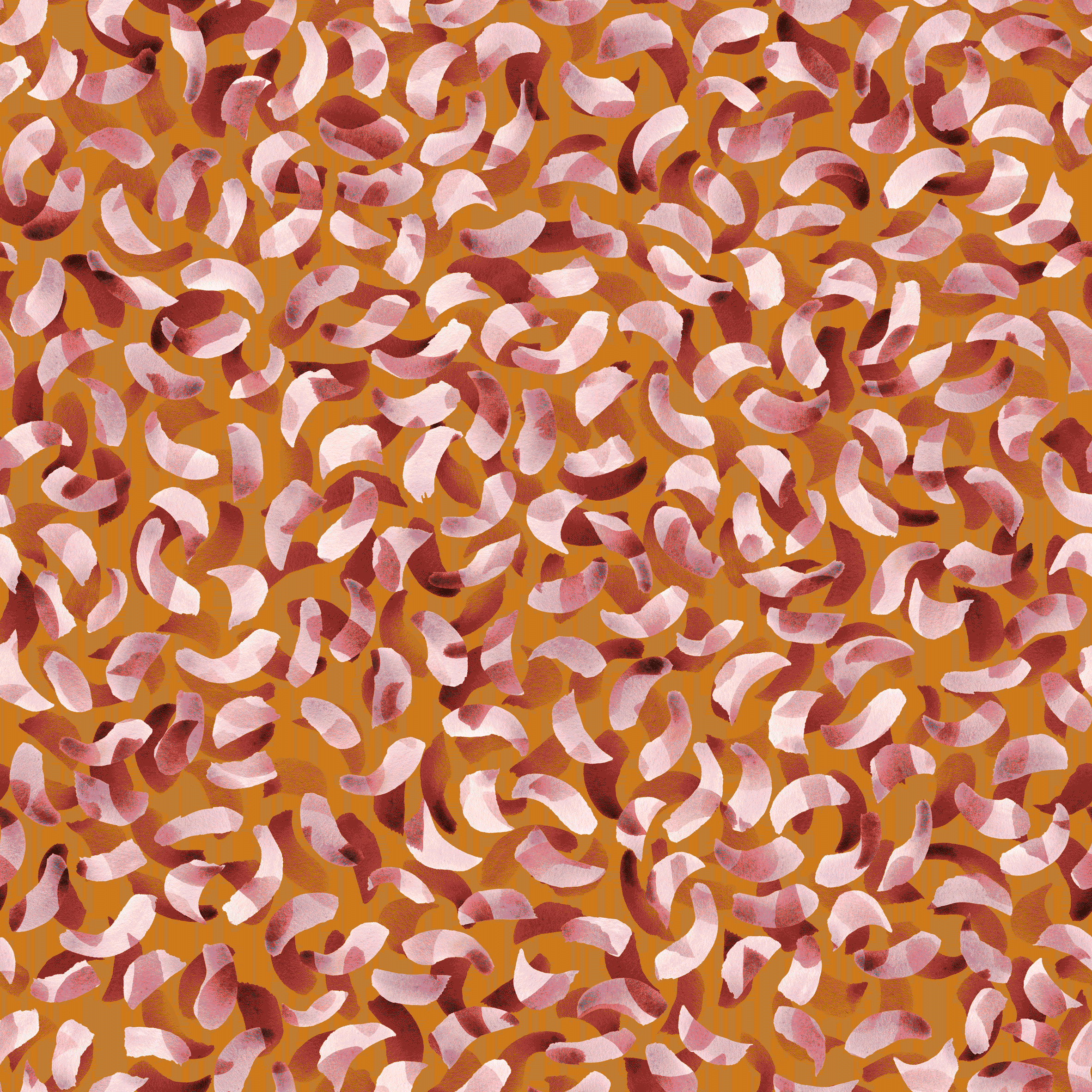 Bio Stoff - Melted Dots Caramel von Kristin Tessen in beige Bio Stoff - Melted Dots Caramel von Kristin Tessen in beige