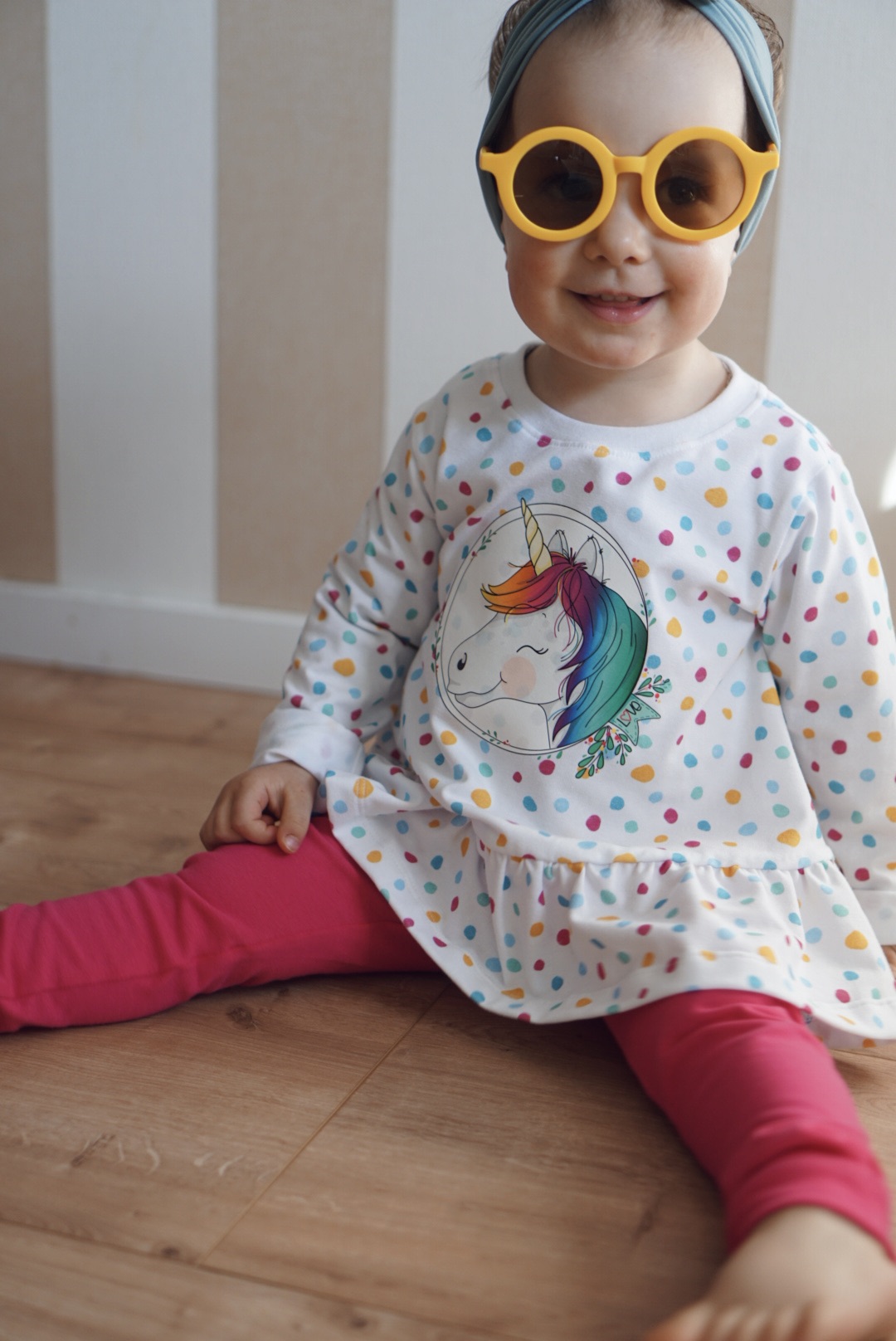 Bio Stoff - Konfetti grün