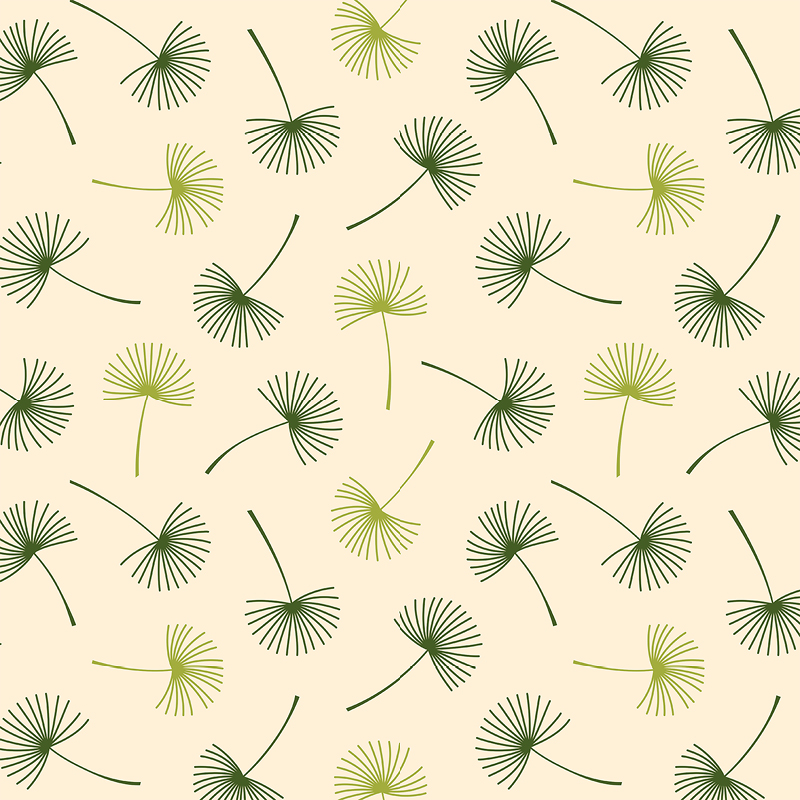 Bio Stoff  - Sommerhauch Pusteblumen