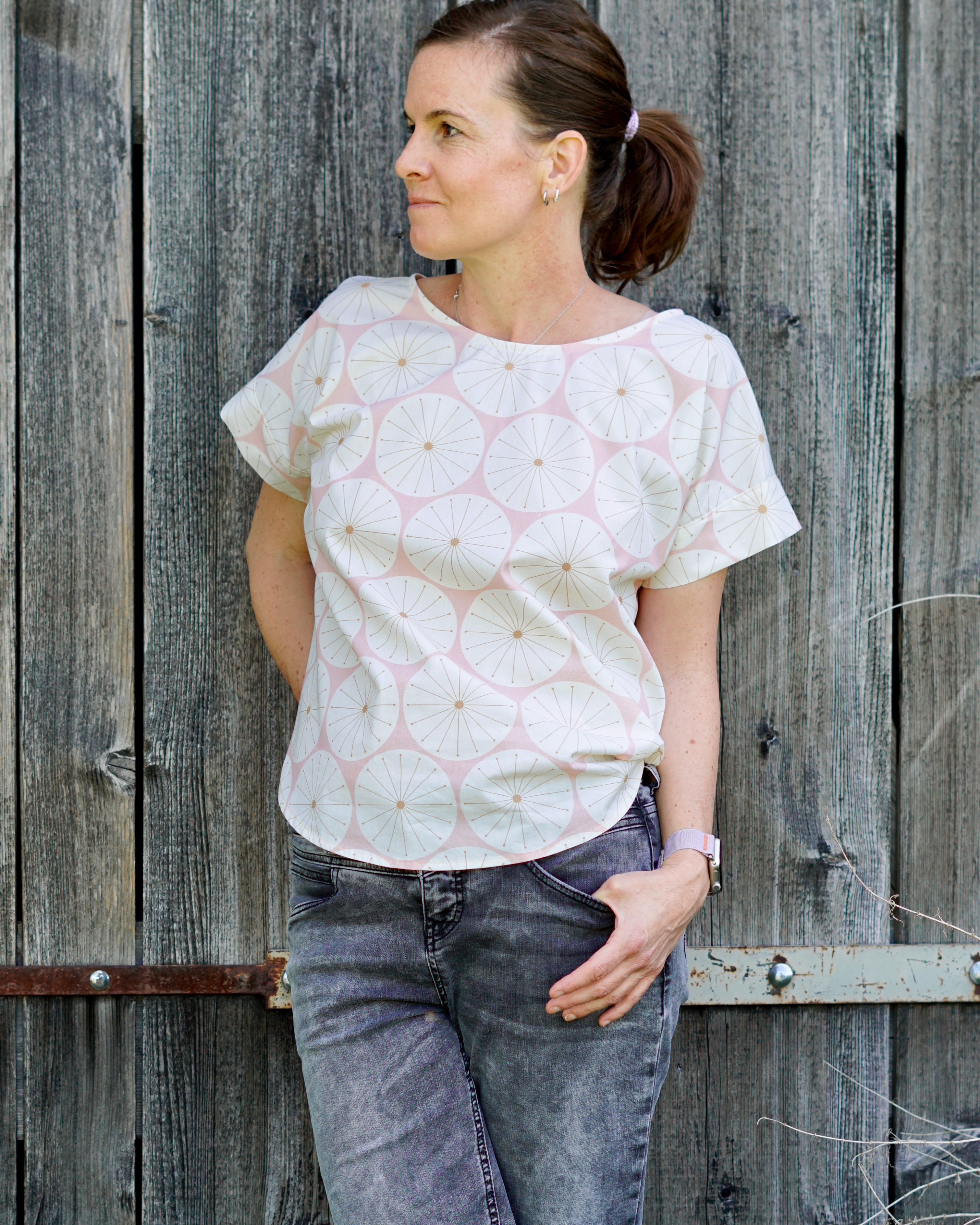 Organic fabric  -  Pusteblume Kreise
