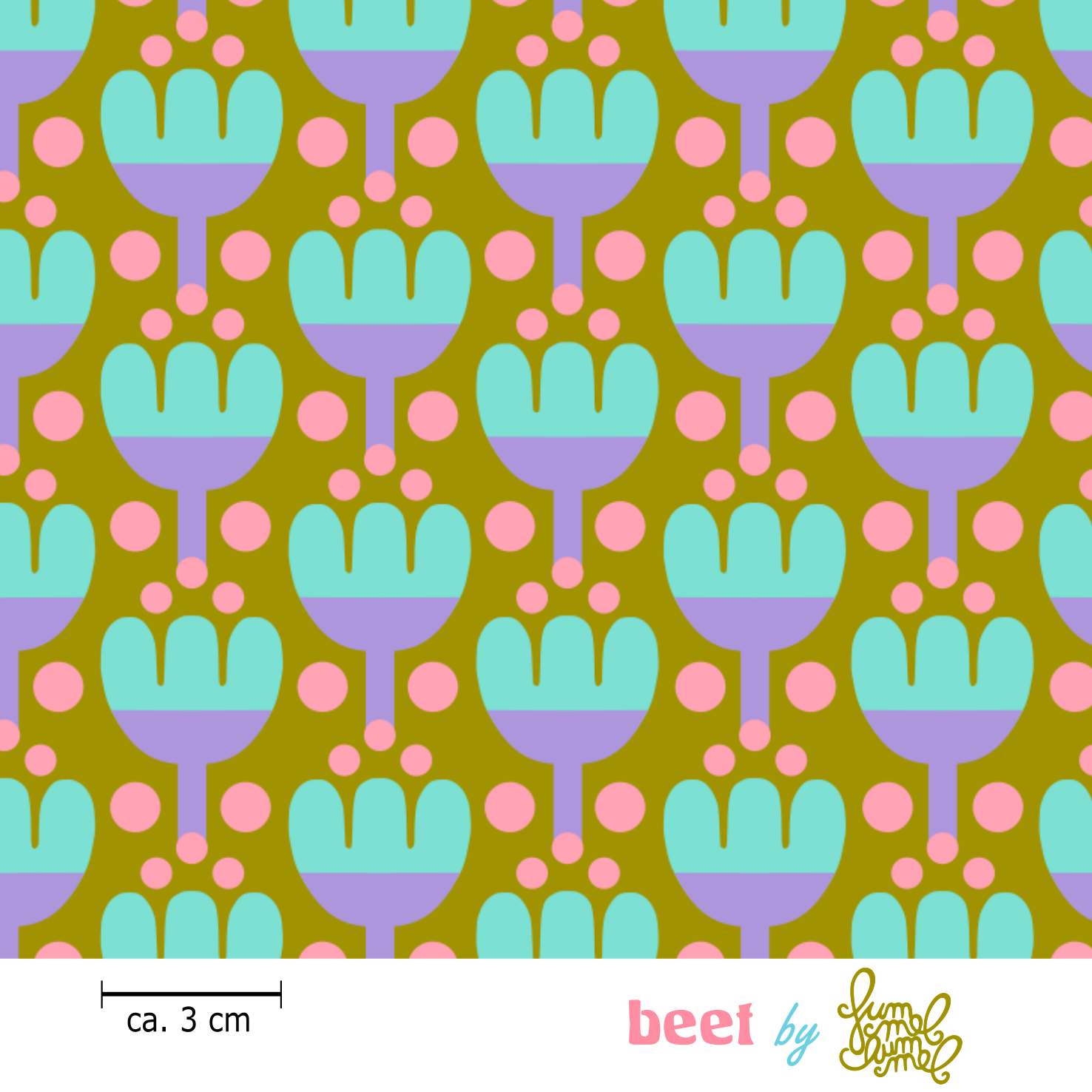 Bio Stoff - Beet von Fummelhummel in lila