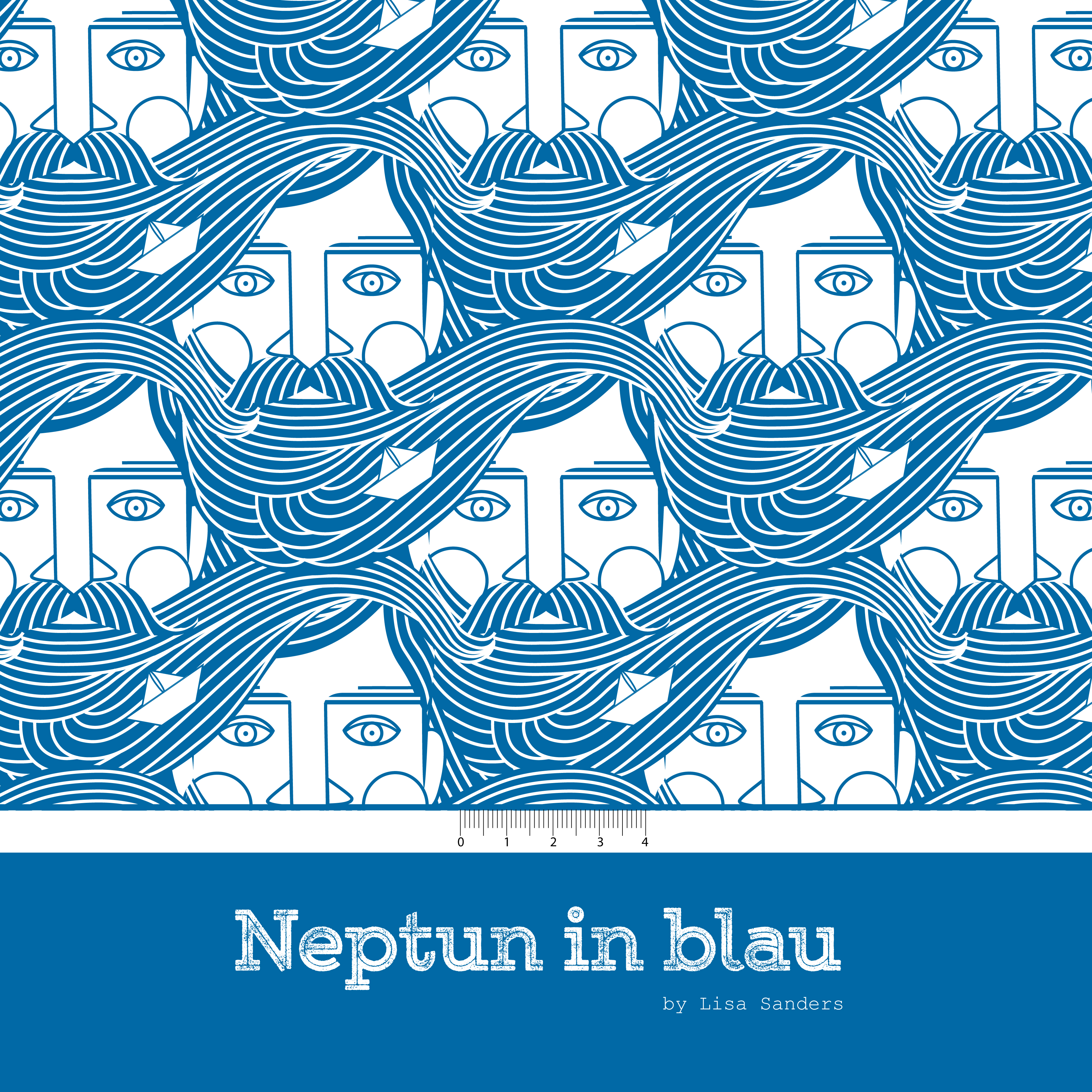 Bio Stoff  -  Neptun blau