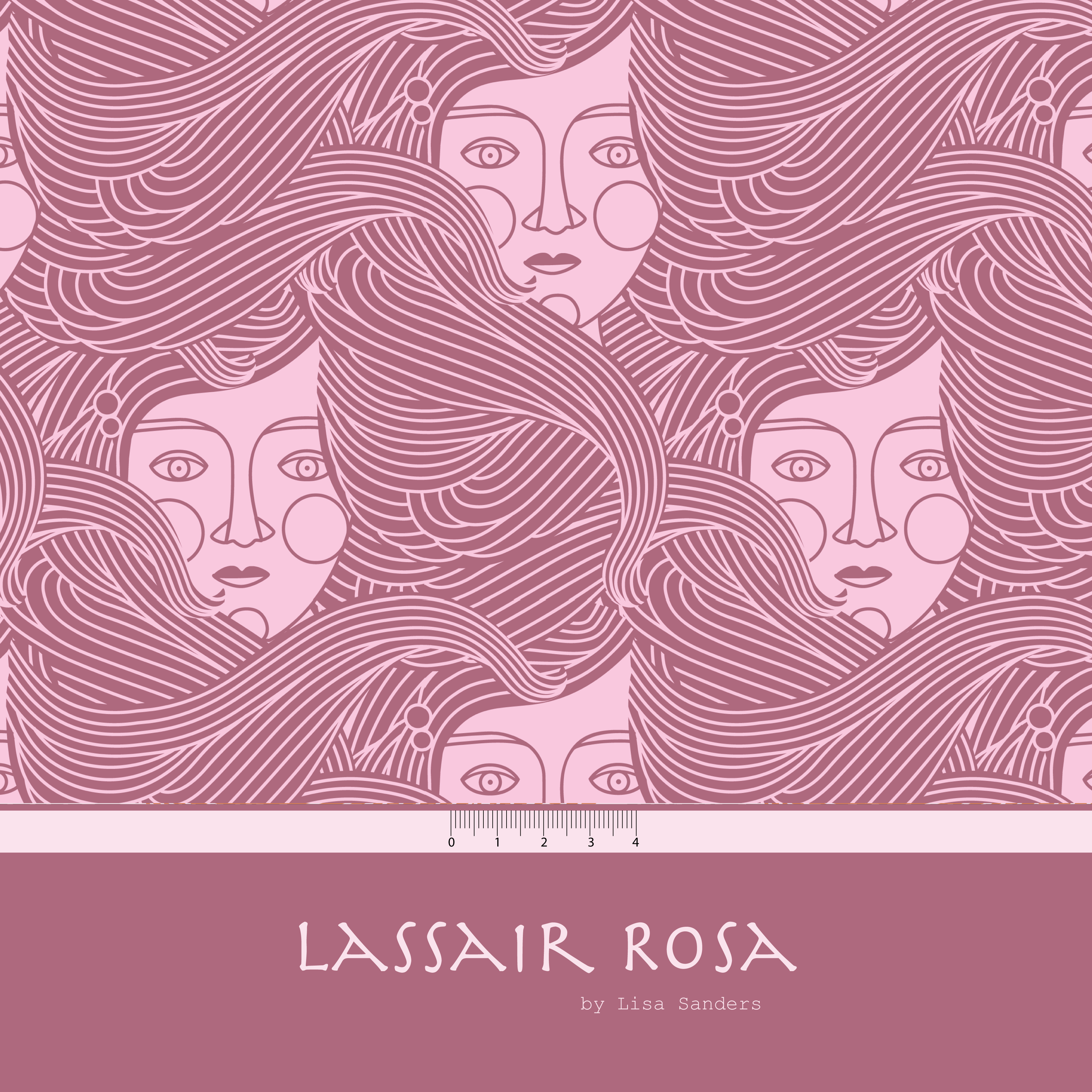 Bio Webware Stoff - Lassair - LisaSanders, Maritim, rosa, 100% Bio-Baumwolle Bio Webware Stoff - Lassair - LisaSanders, Maritim, rosa, 100% Bio-Baumwolle