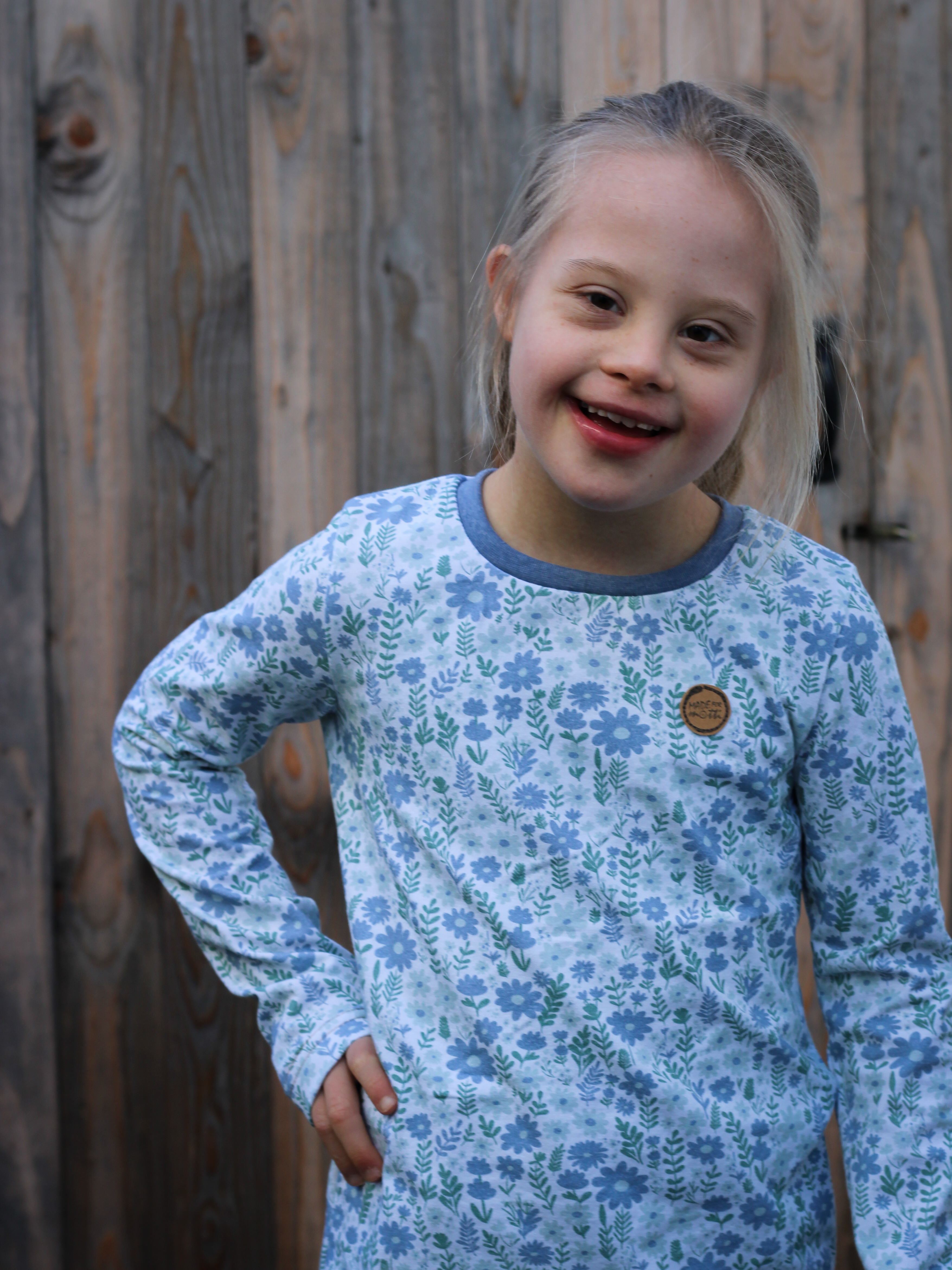 Organic Fabric  - Grüsse aus der Blumenwiese rose