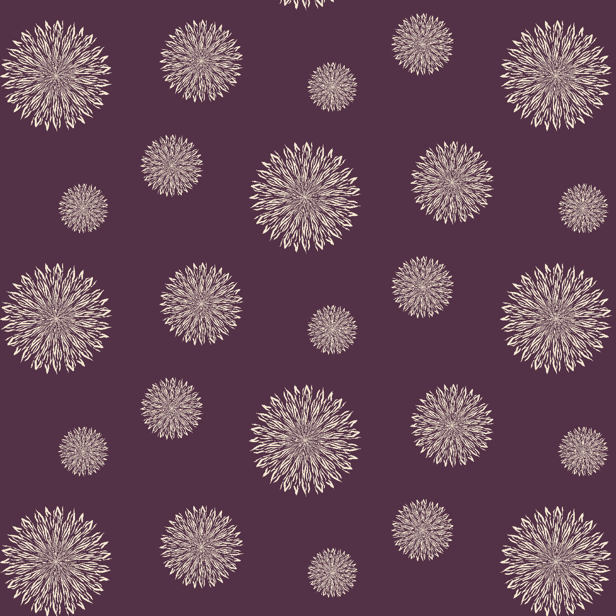Bio Webware Stoff - Pompom Pflaume - EviRoider, Floral & Blumen, lila, 100% Baumwolle, Breite 150 cm Bio Webware Stoff - Pompom Pflaume - EviRoider, Floral & Blumen, lila, 100% Baumwolle, Breite 150 cm
