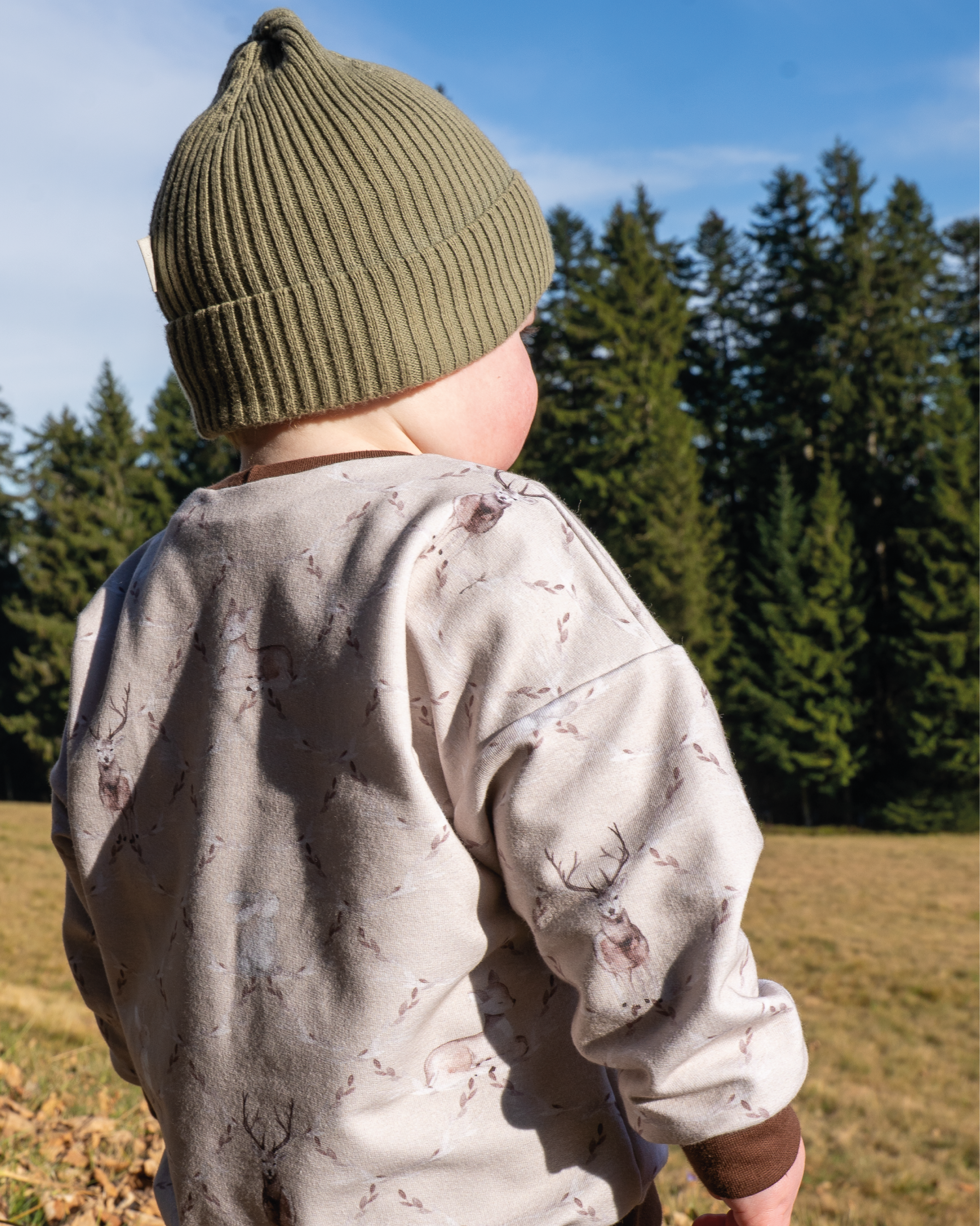 Organic Fabric - Forest Magic Combo beige