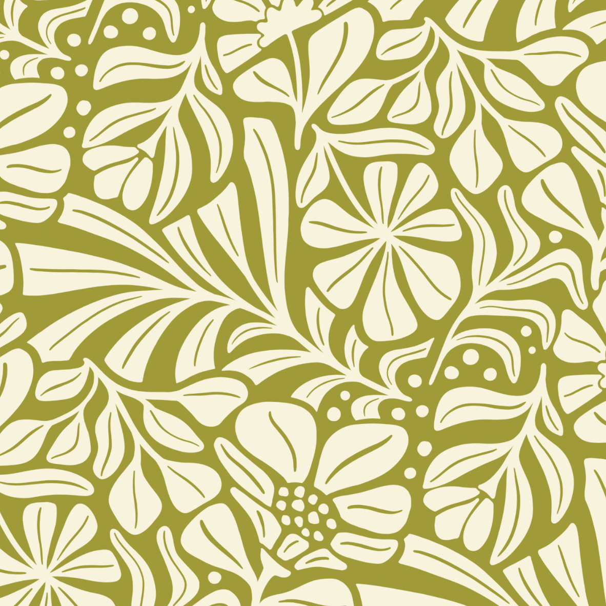 Bio Stoff - Morgenlicht Botanik grün