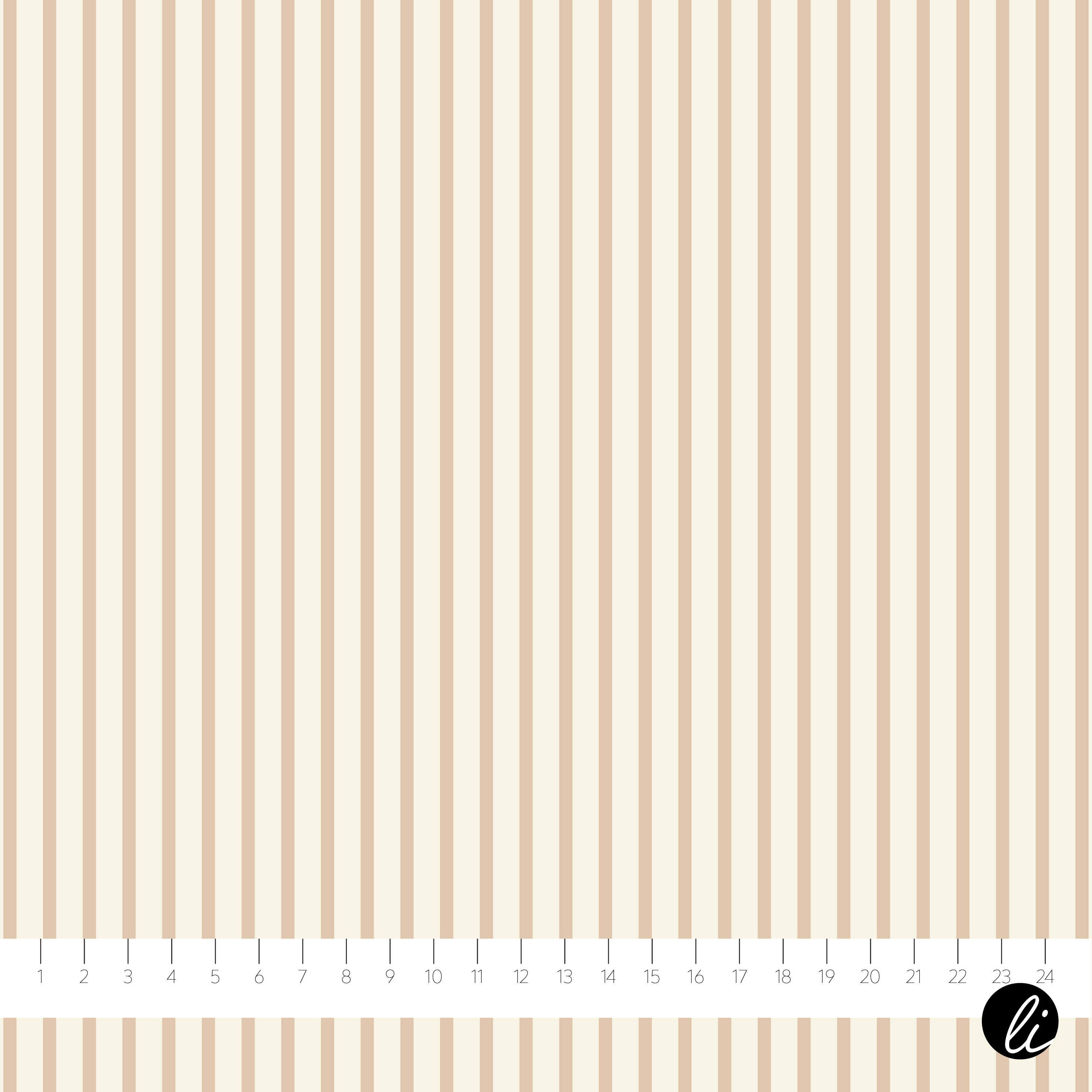 Bio Summersweat Stoff  -  Dreams Streife  - AndreaLiesert, Streifen, beige, Breite 150 cm