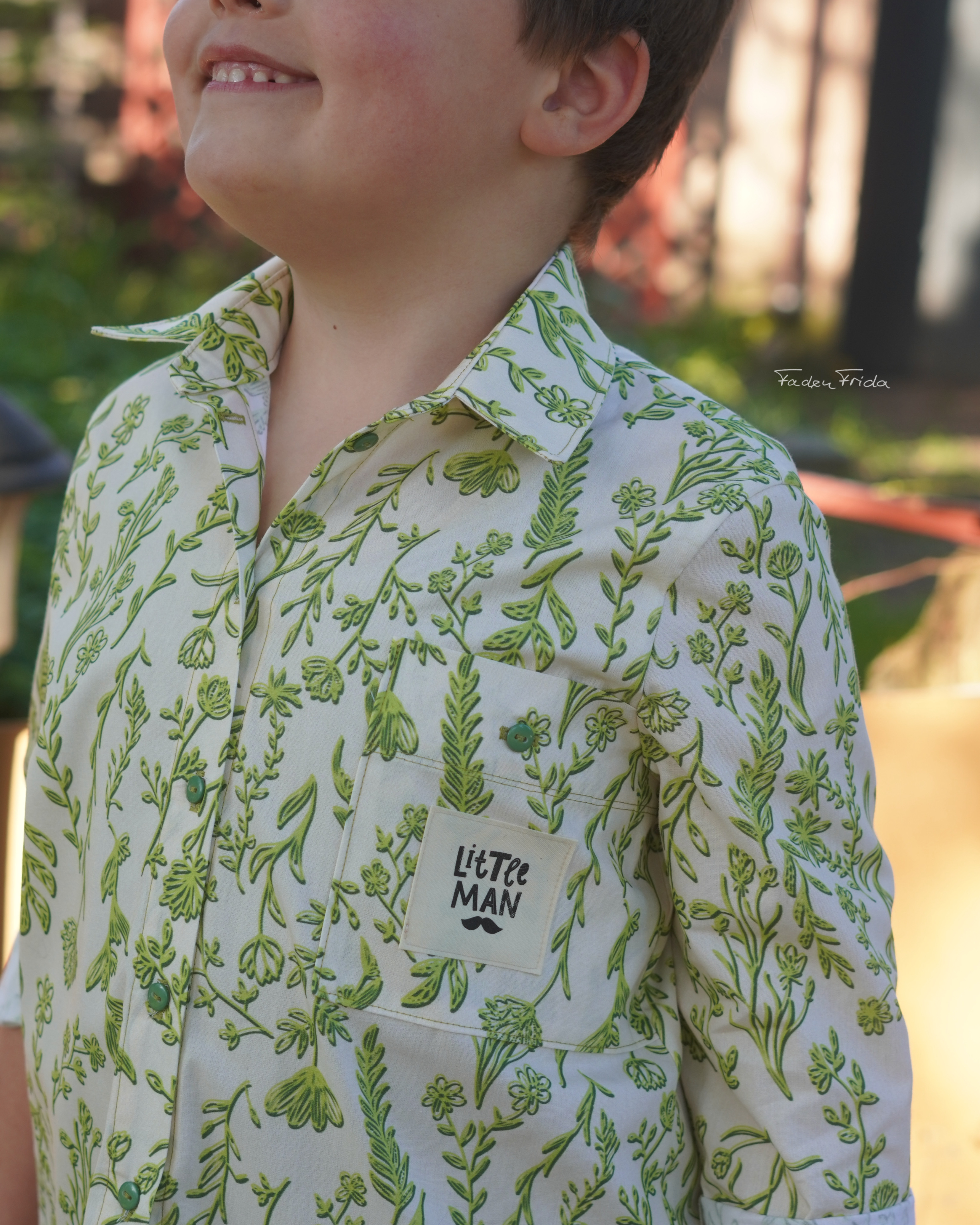 Bio Stoff - Florelei rosa, schwarz