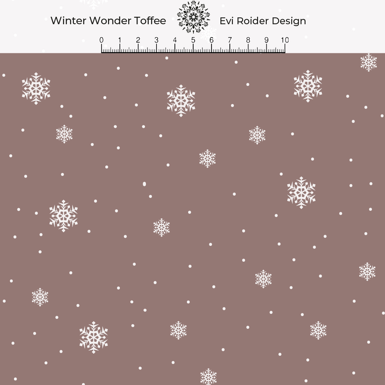 Bio Webware Stoff - Winter Wonder Toffee - EviRoider, Winter, Wetter, braun, 100% Bio-Baumwolle Bio Webware Stoff - Winter Wonder Toffee - EviRoider, Winter, Wetter, braun, 100% Bio-Baumwolle