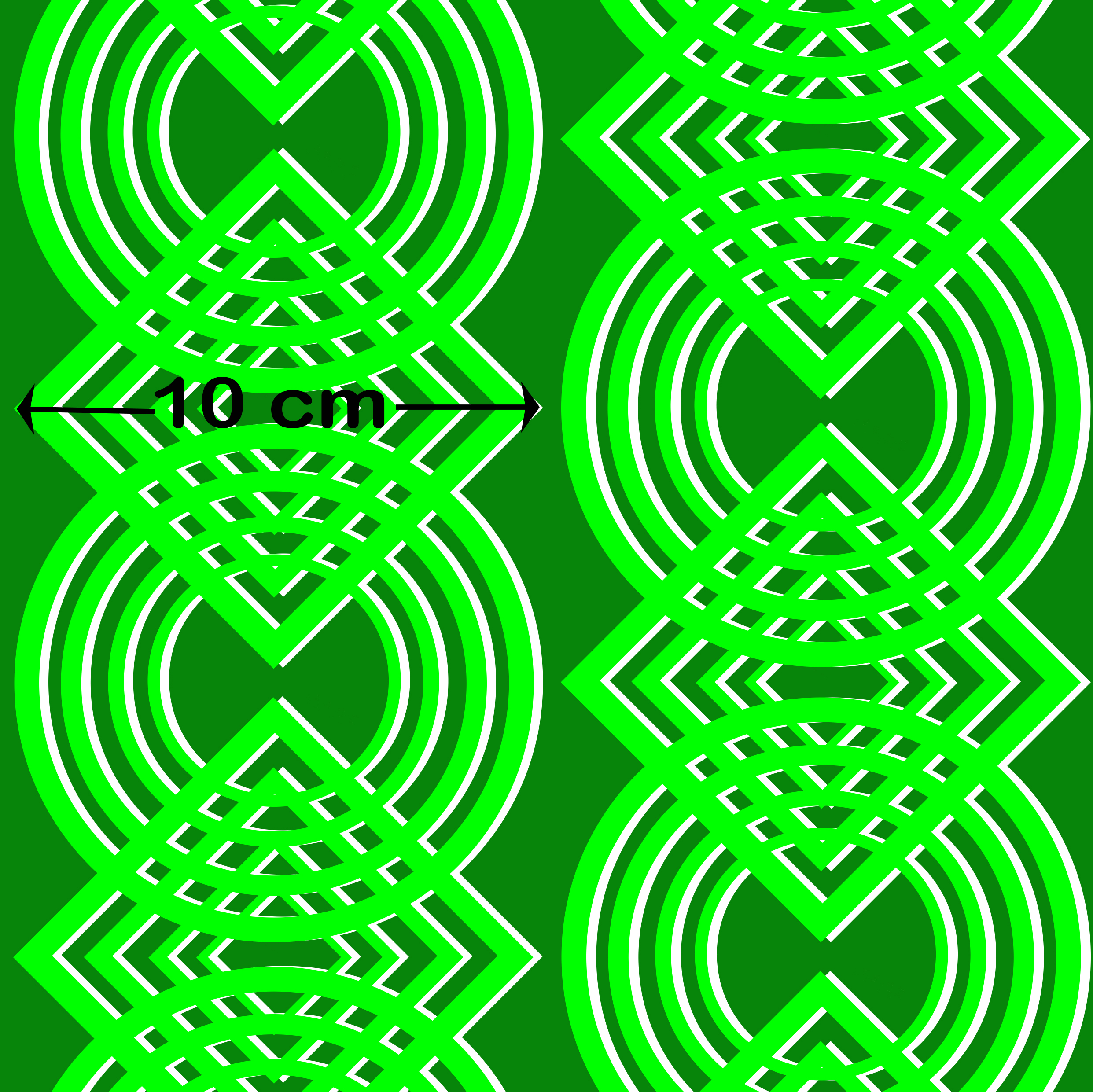 Bio Webware Stoff  -  Circles and Squares Green Klein  - KimbusMom, grün, 100% Bio-Baumwolle
